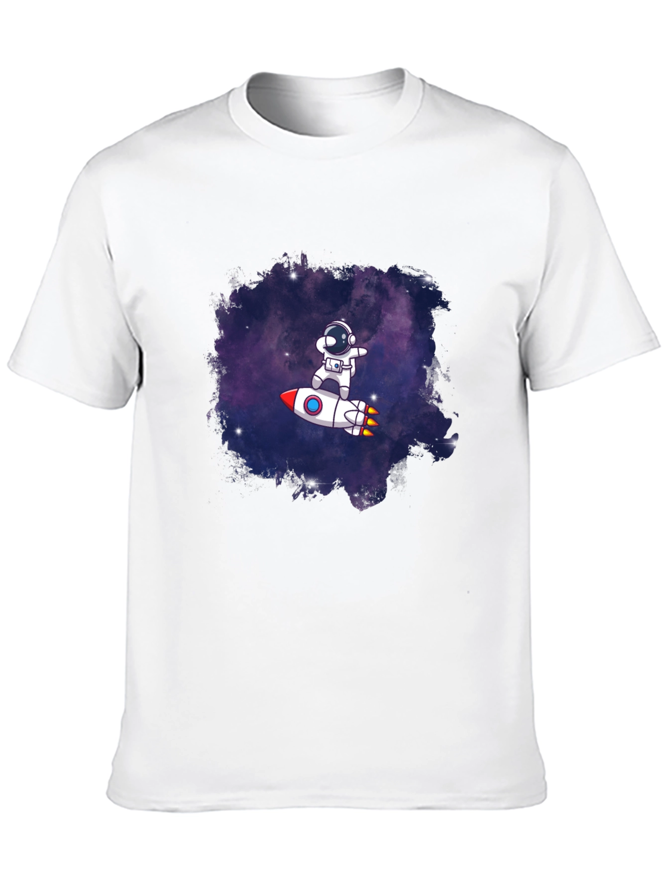 Black Astronaut Dab Rocket T-Shirt - Space Fun view 10