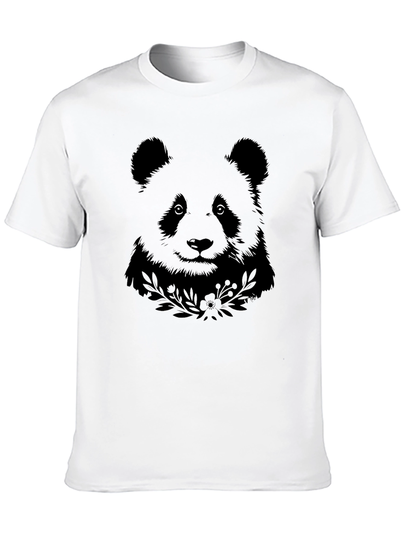 Black Panda Graphic Black Tee view 10