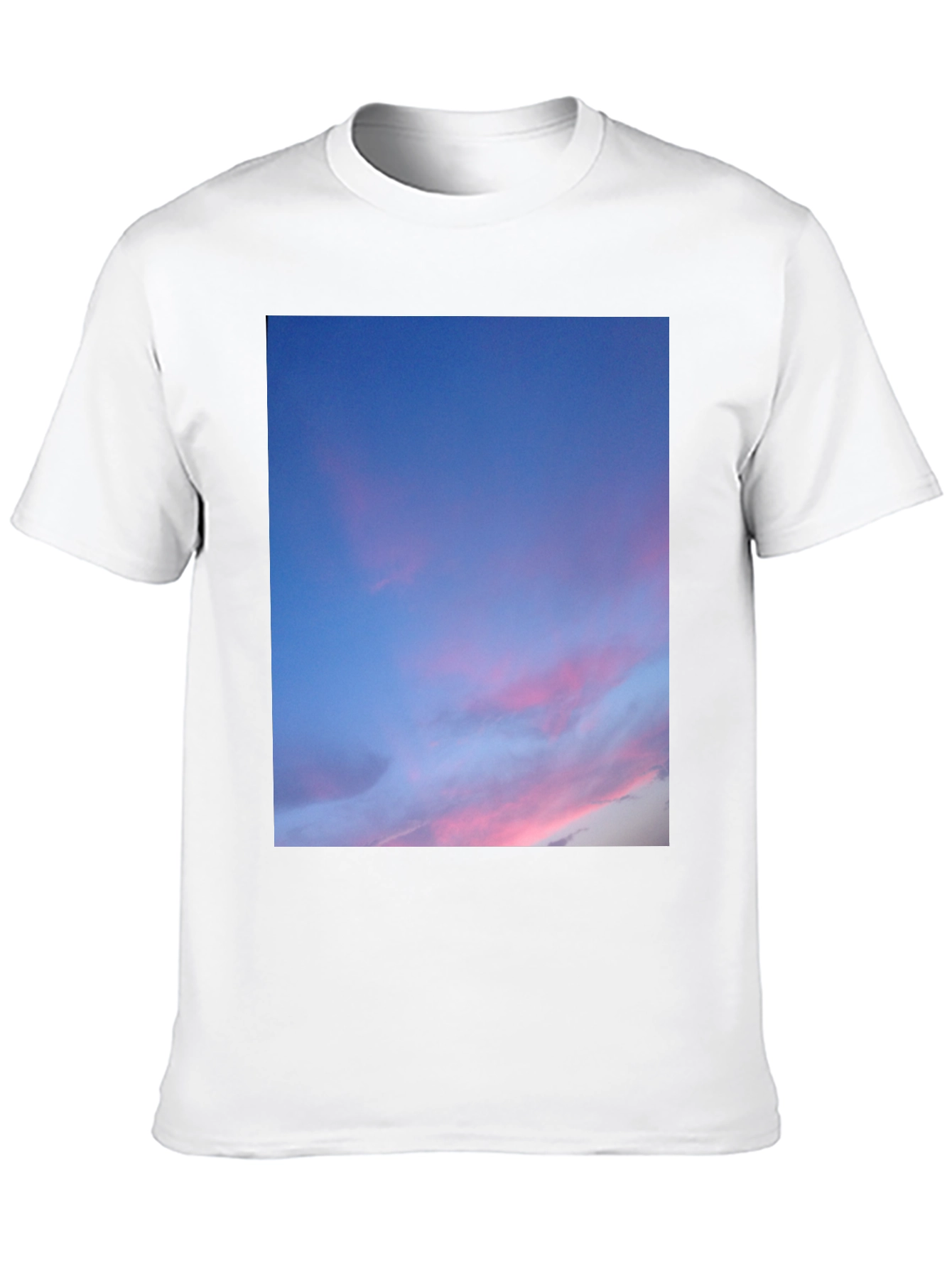 Black Sunset Sky T-Shirt - Soft Black Cotton Tee view 10