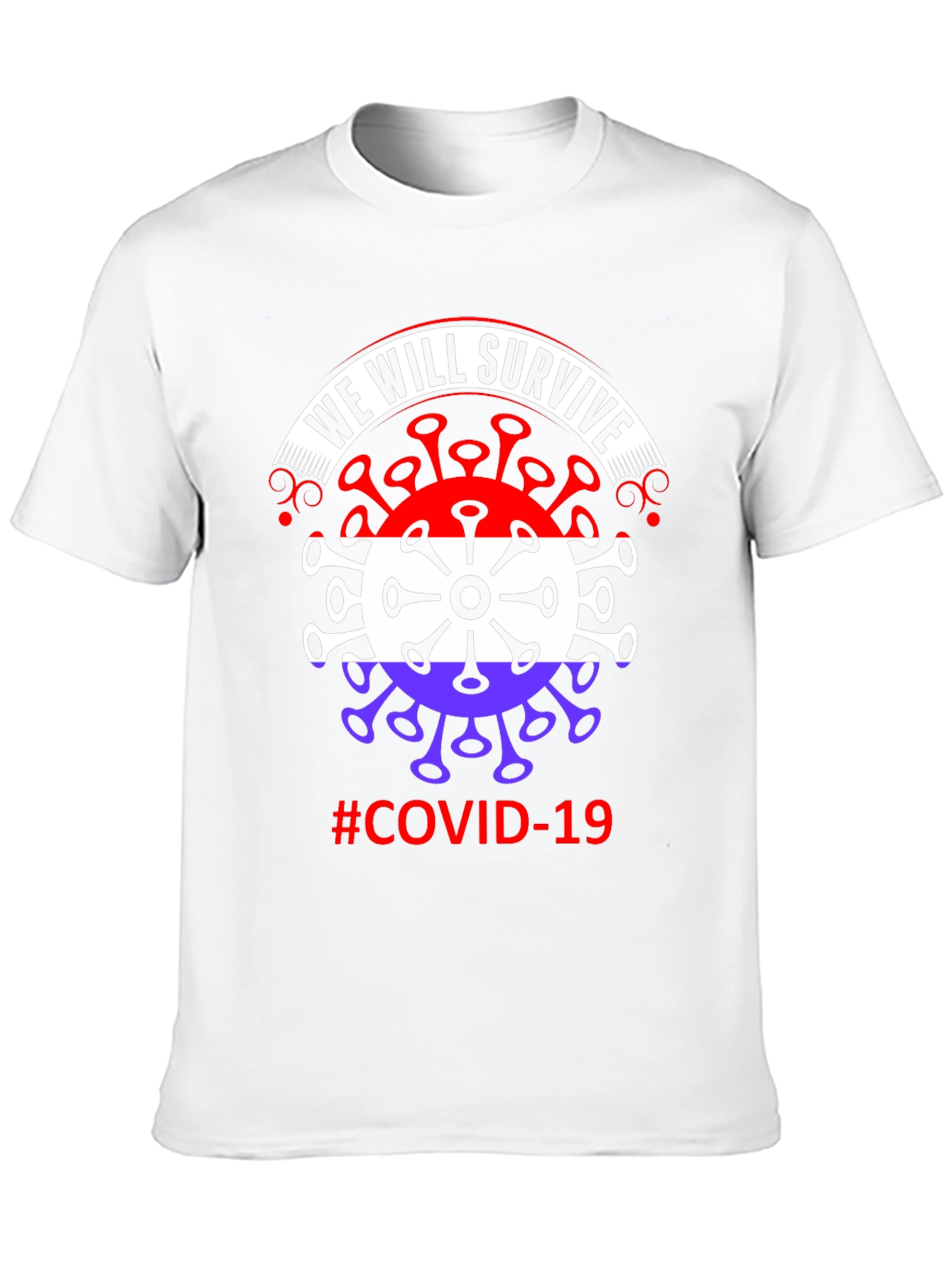 Black We Will Survive COVID-19 Graphic Tee view 10