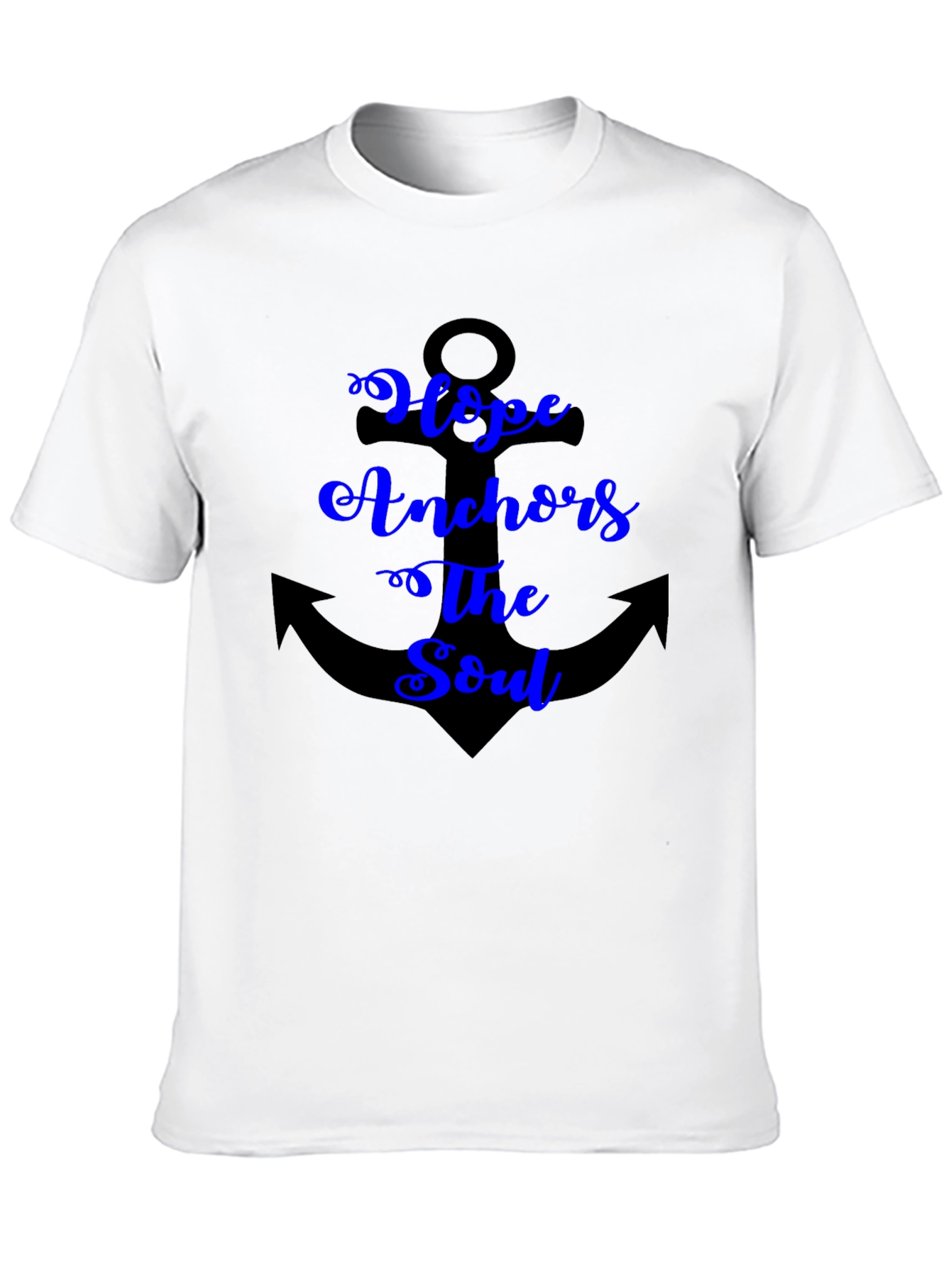 Black Hope Anchors the Soul Graphic T-Shirt view 10