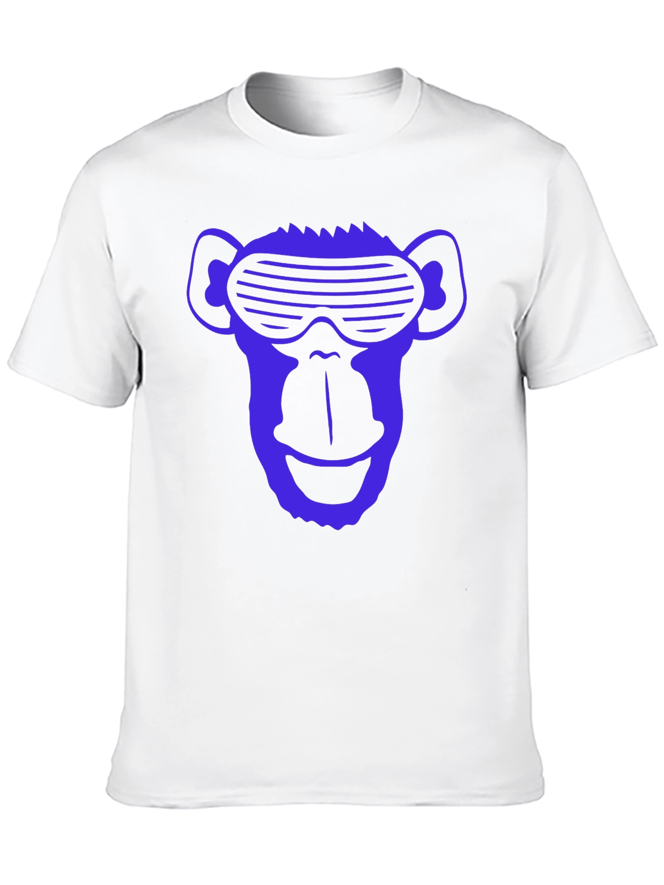 Black Cool Ape Graphic Tee - Black Cotton Blend Shirt view 10