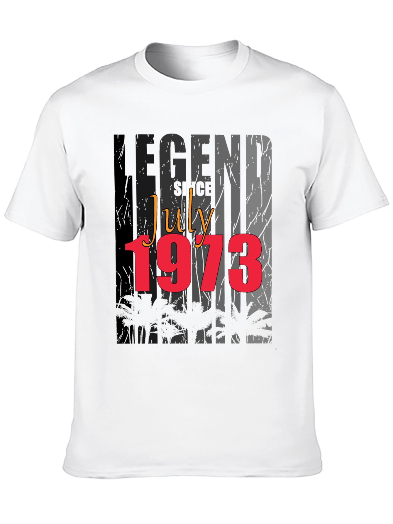 Black Legend Since July 1973 Graphic T-Shirt view 10
