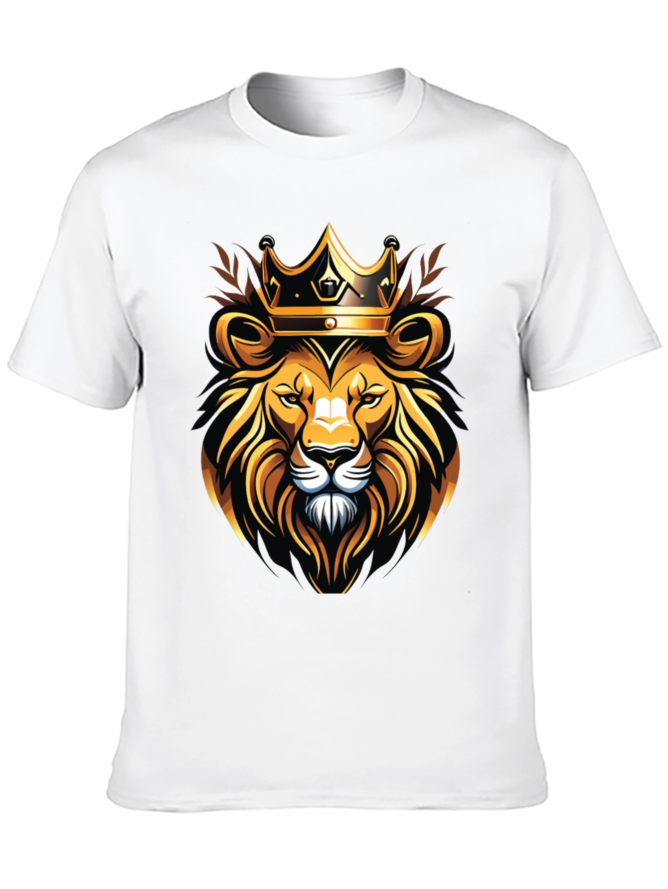 Black Lion King T-Shirt - Bold Graphic Tee view 10