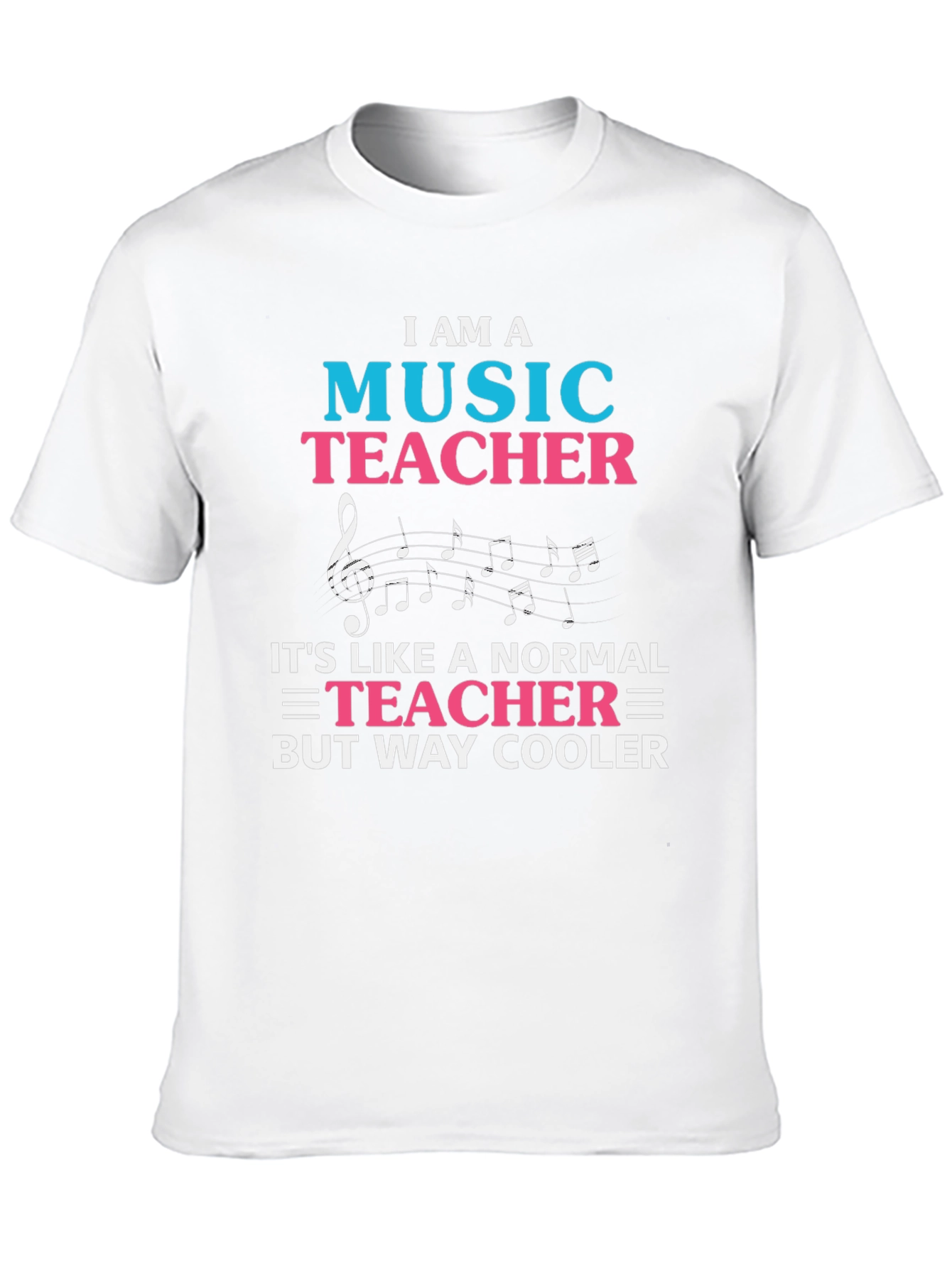 Black Music Teacher T-Shirt - Way Cooler Tee view 10
