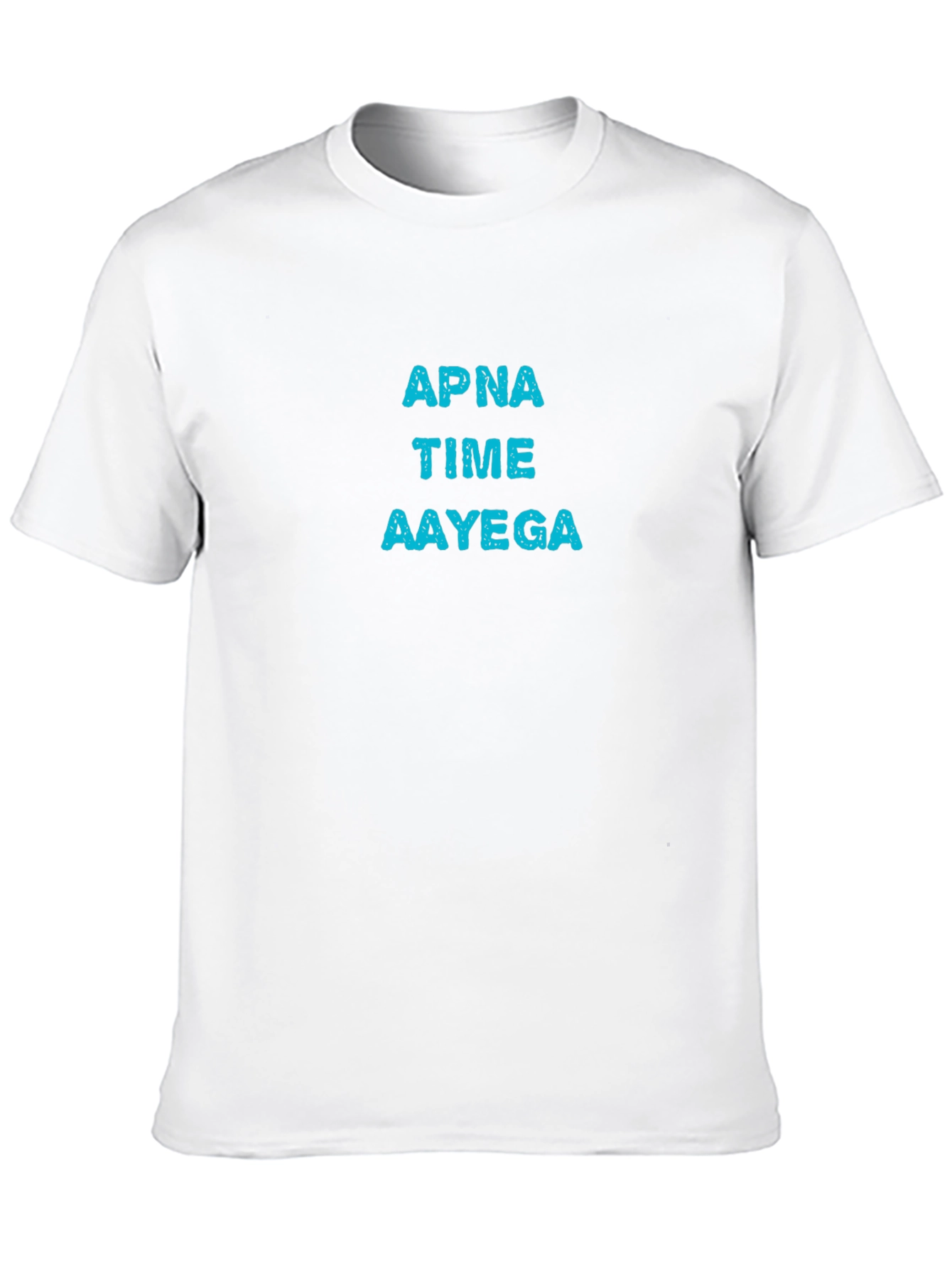 Black Apna Time Aayega Black T-Shirt view 10