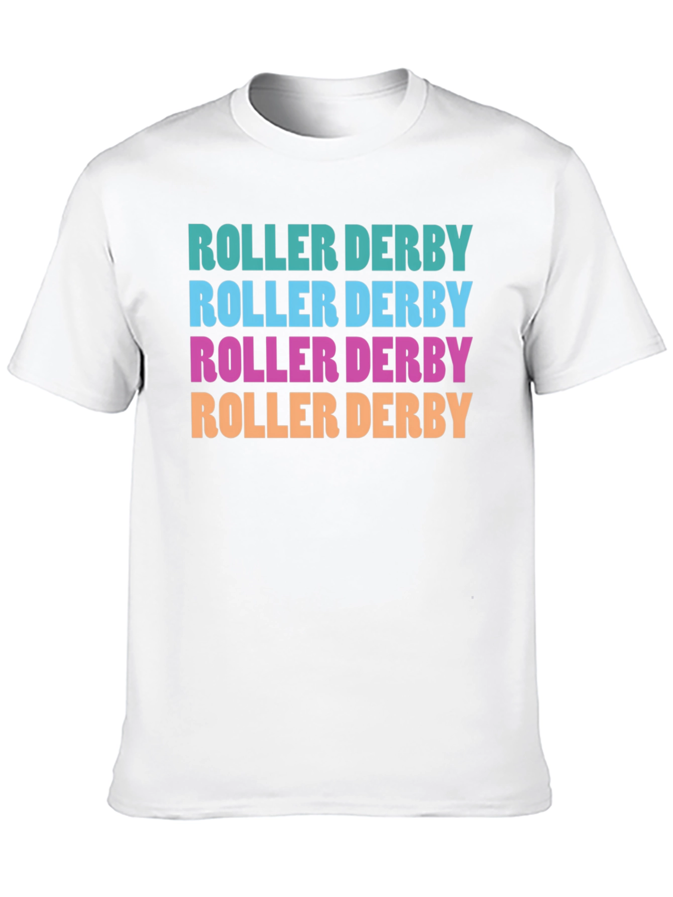 Black Roller Derby T-Shirt - Retro Design view 10