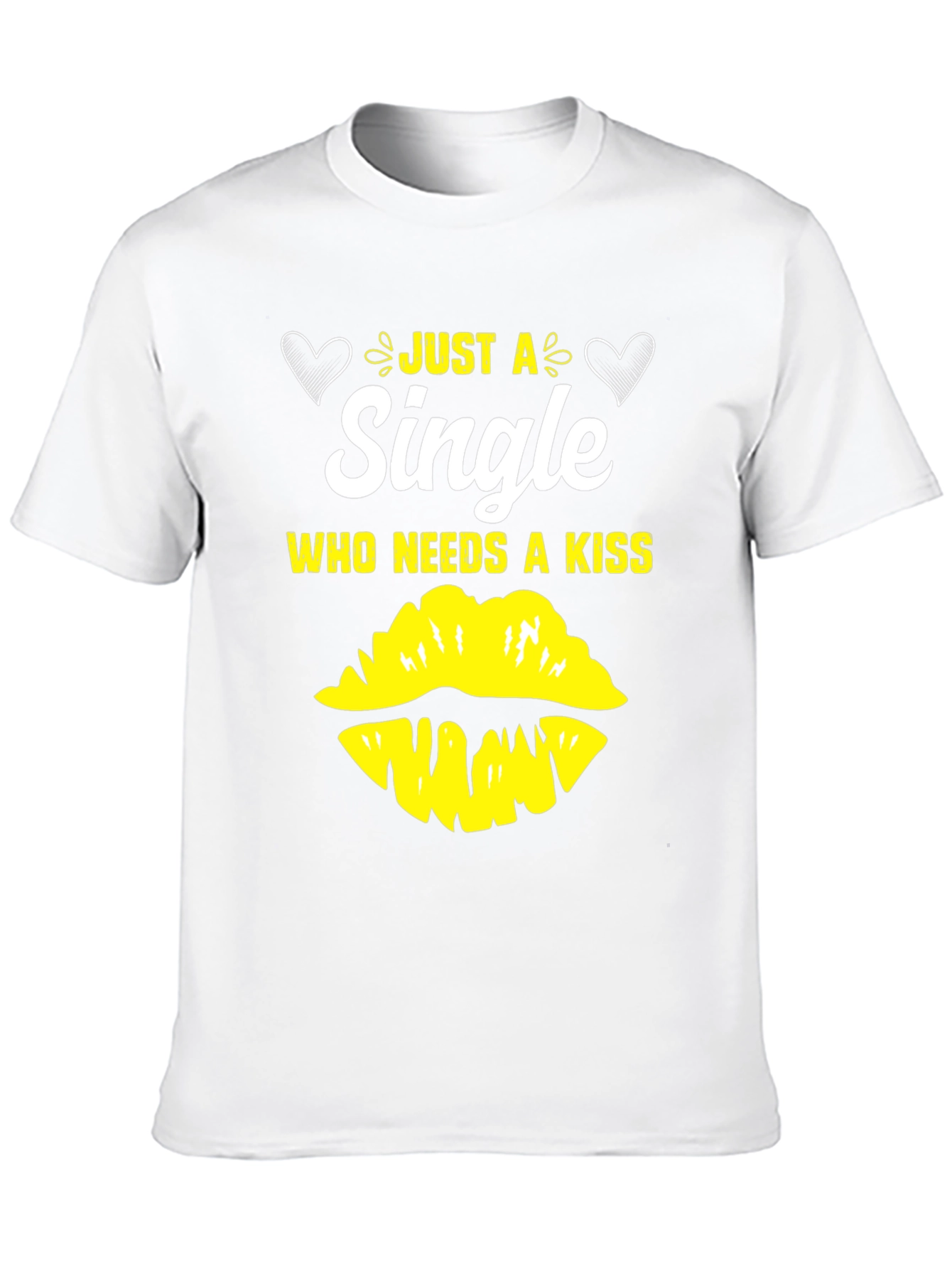 Black Single & Needs a Kiss Graphic Tee - Black view 10