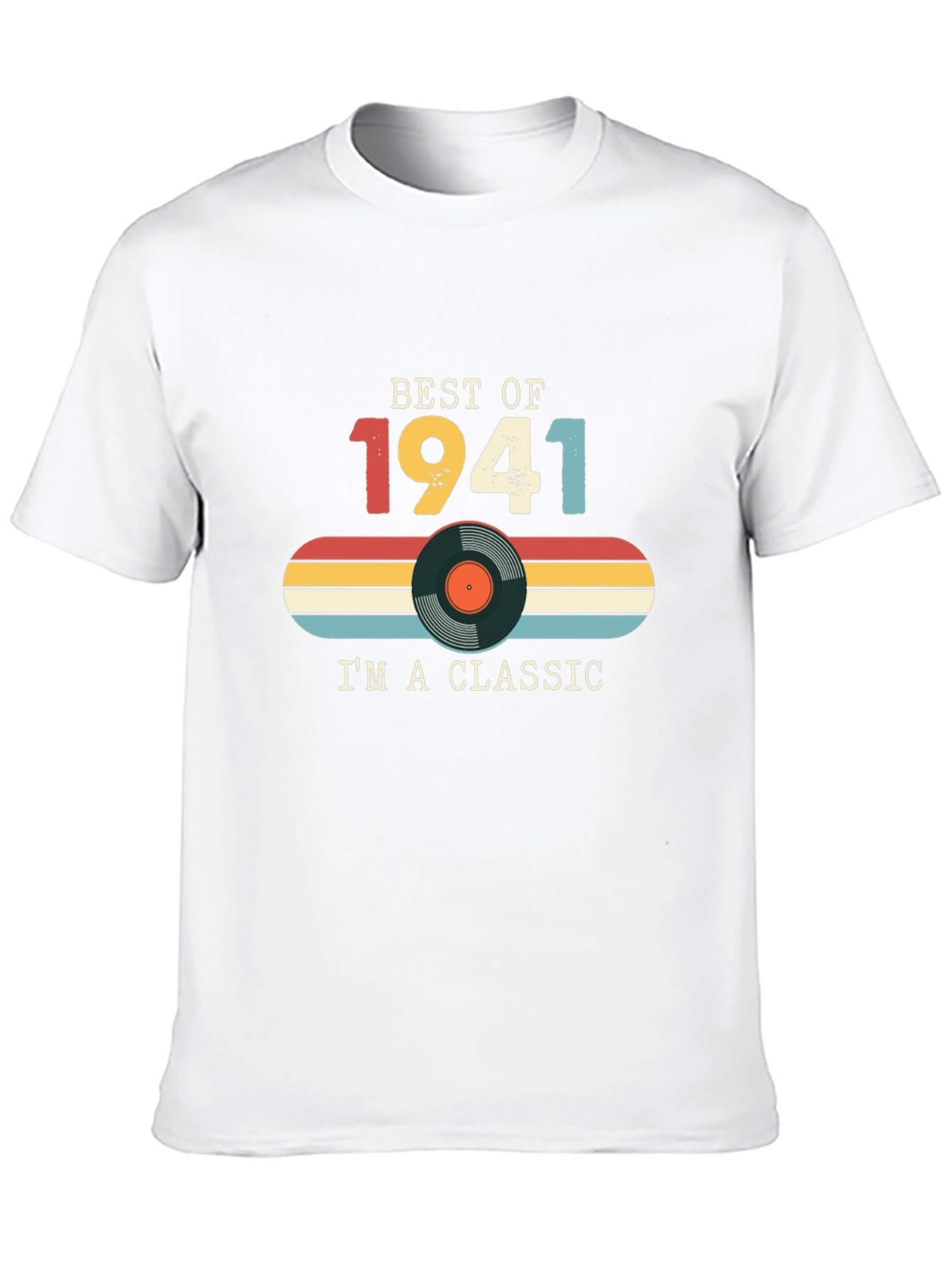 Black Best of 1941 Classic Graphic T-Shirt view 10