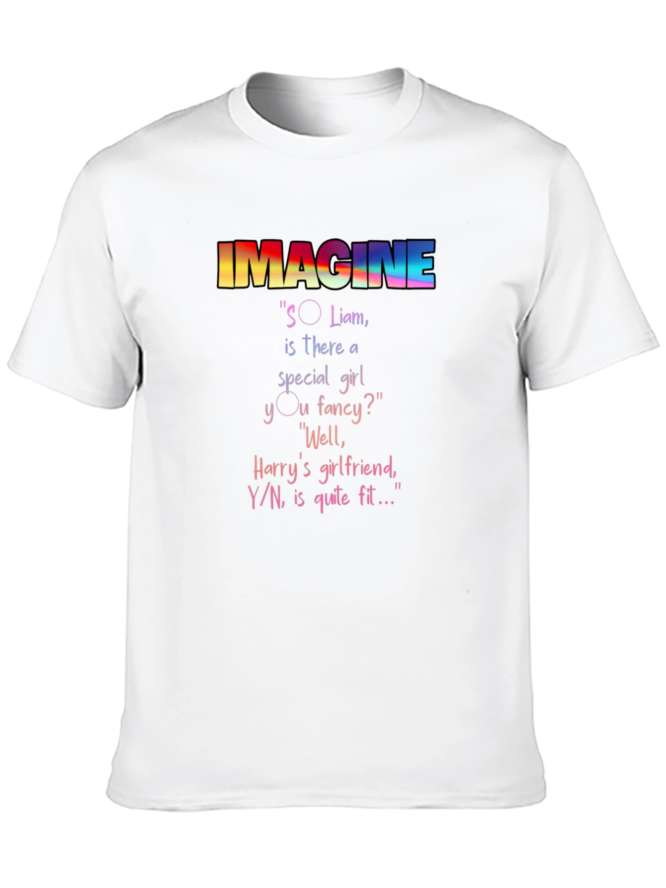 Black Imagine Novelty T-Shirt view 10