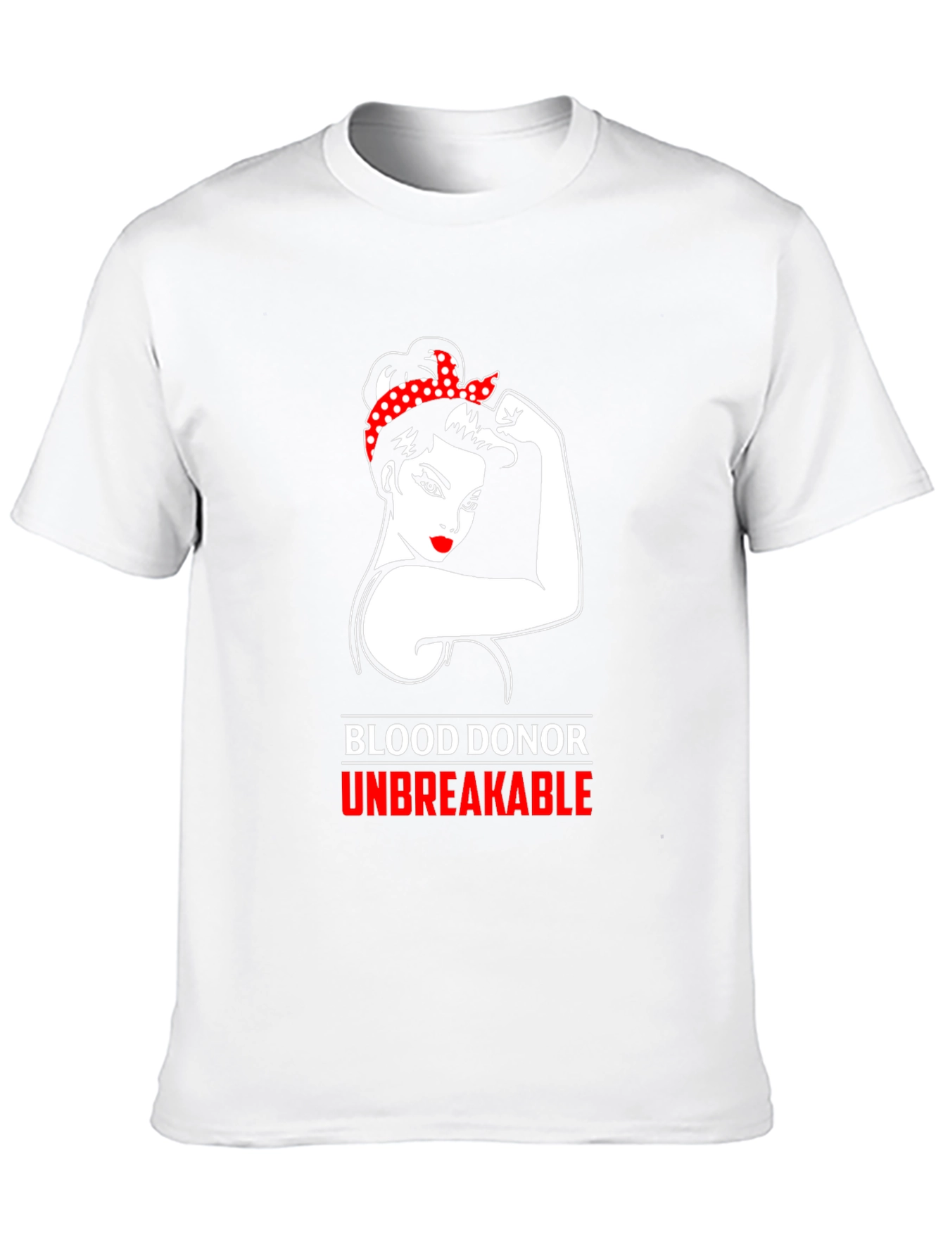Black Blood Donor Unbreakable T-Shirt view 10