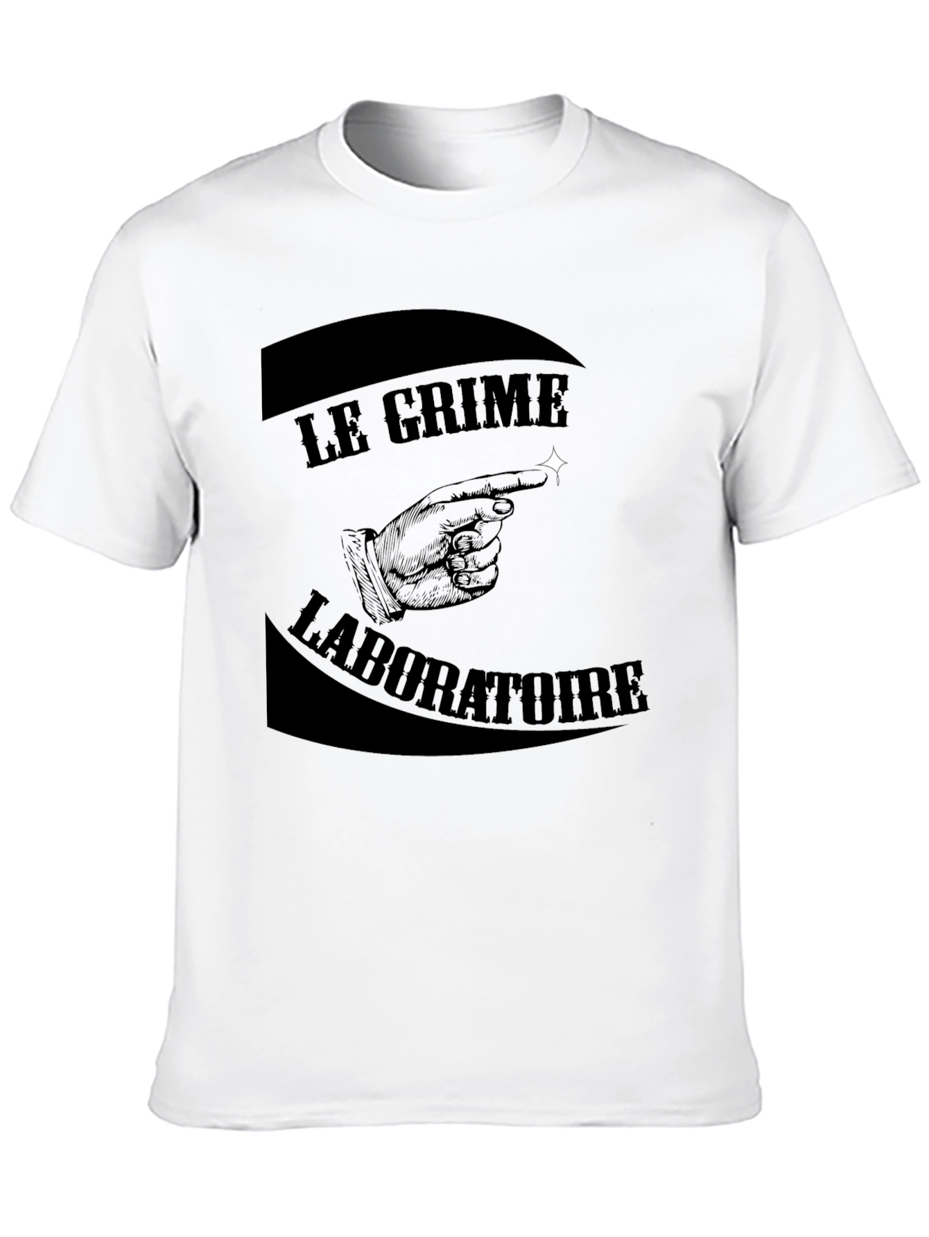 Black Le Crime Laboratoire Graphic T-Shirt view 10