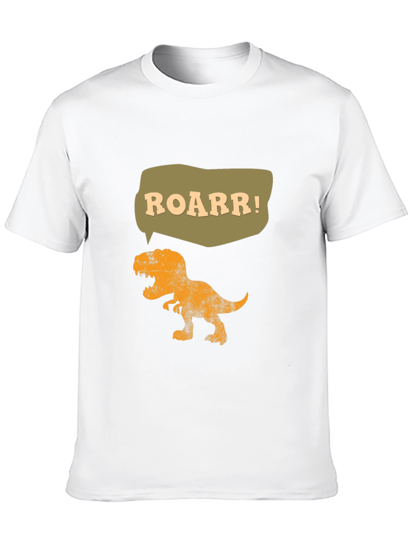 Black Roarr! Dinosaur Graphic Tee - Black Cotton T-Shirt view 10