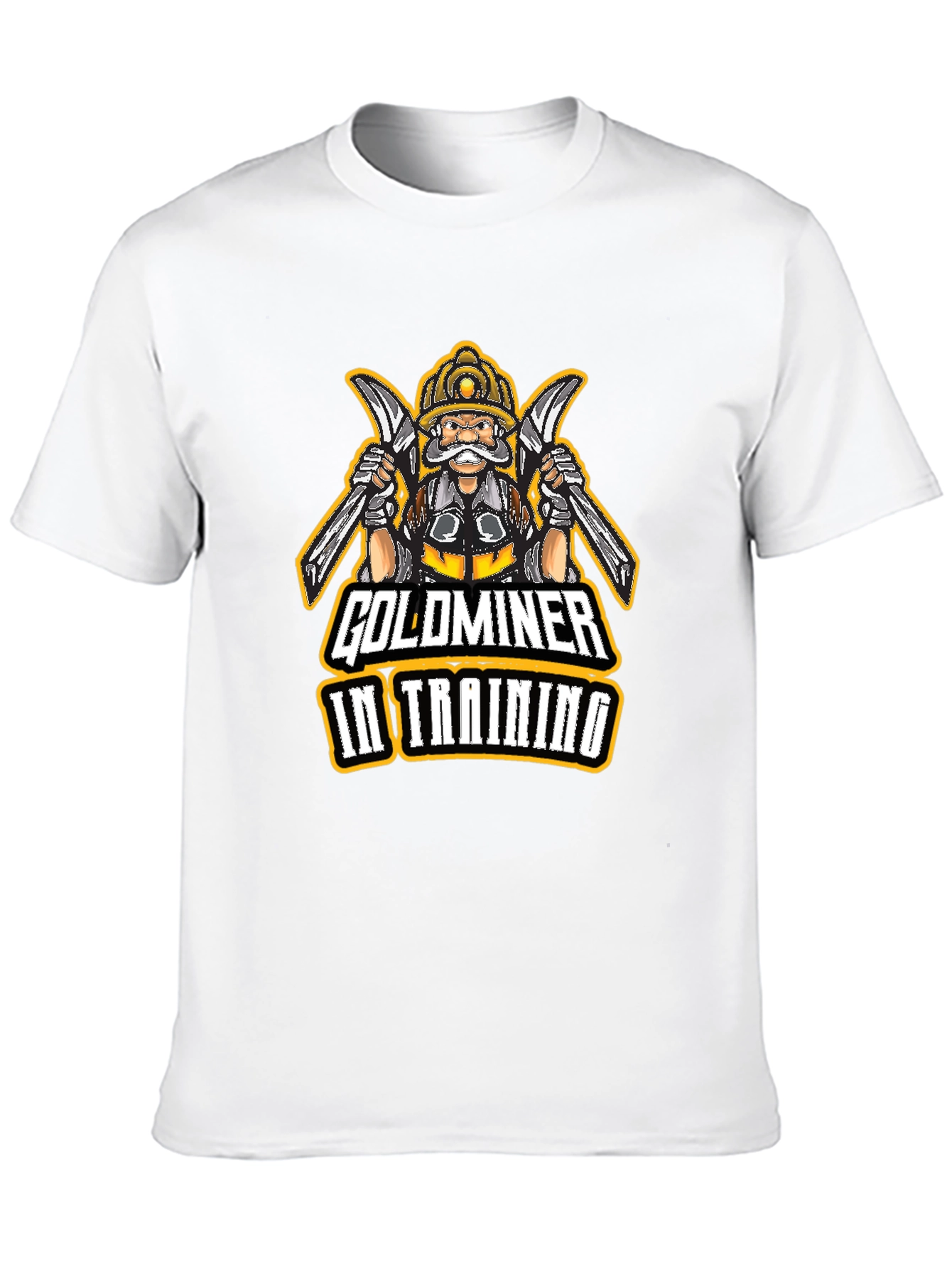 Black Goldminer In Training Black T-Shirt view 10