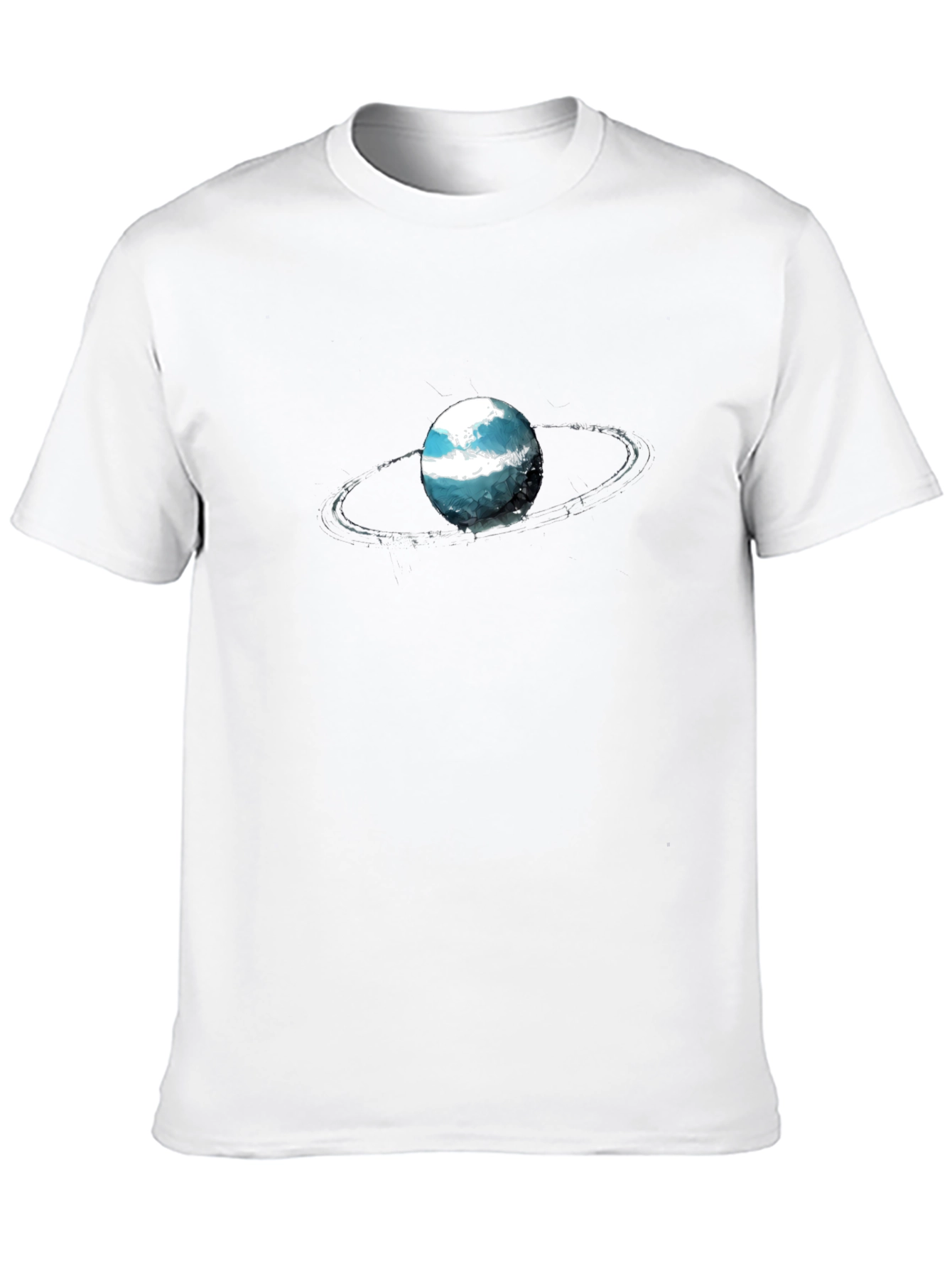 Black Planet Graphic Black T-Shirt view 10