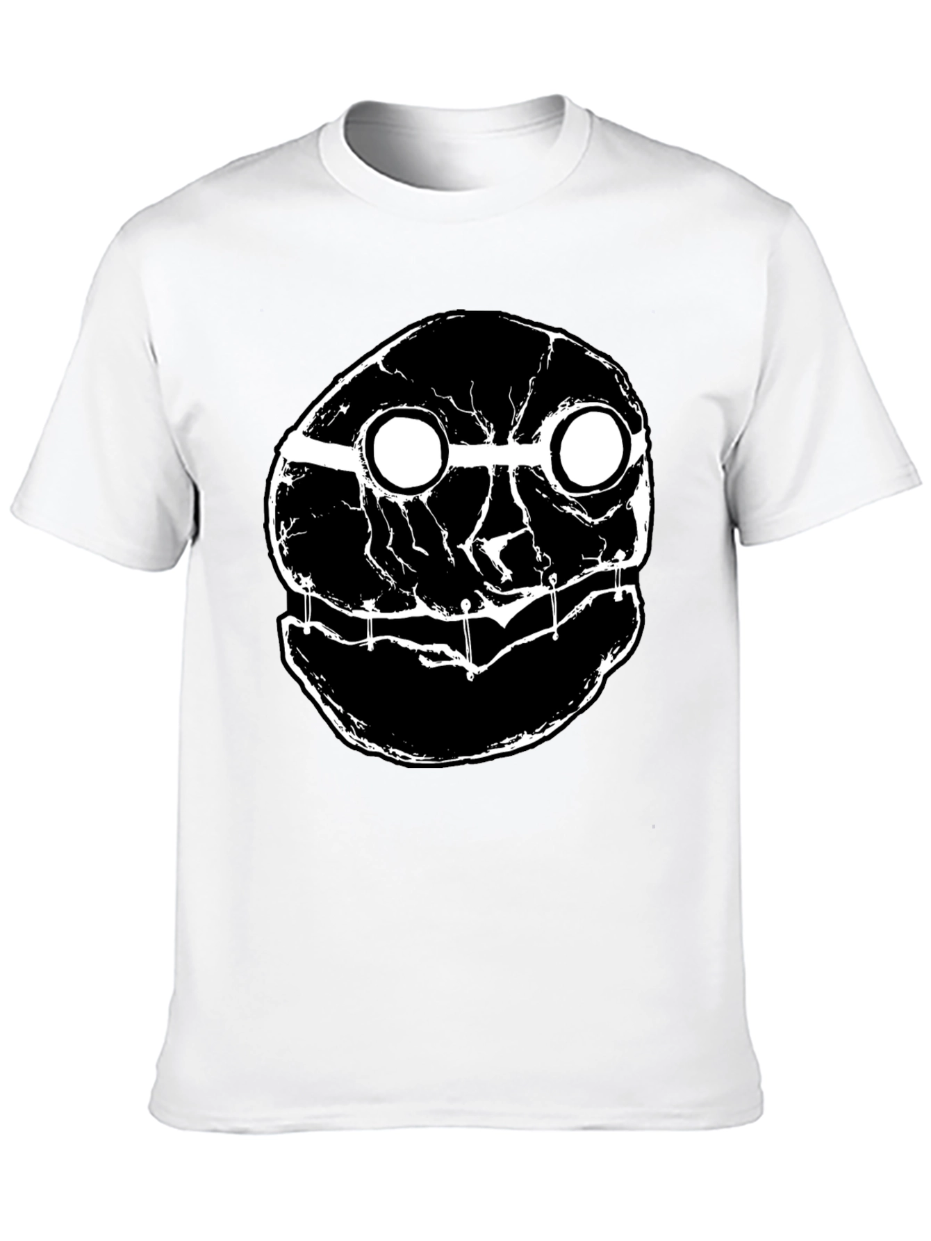 Black Abstract Graphic T-Shirt - Black view 10