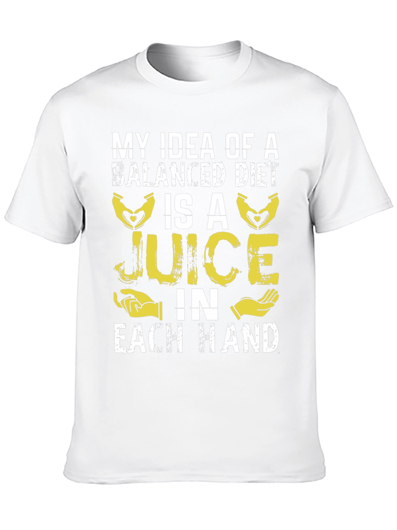 Black Balanced Diet Juice T-Shirt view 10