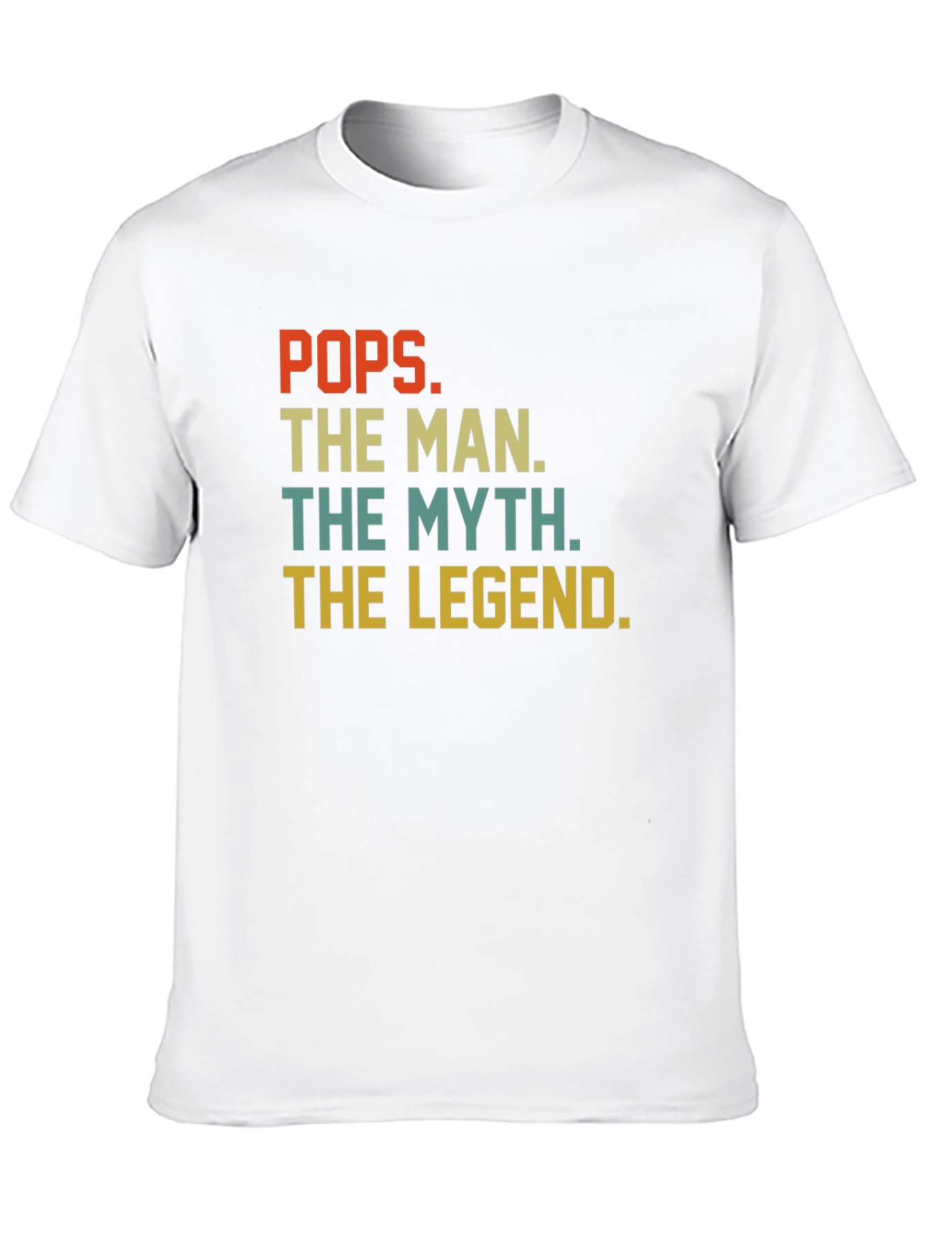 Black Pops The Man The Myth The Legend T-Shirt view 10