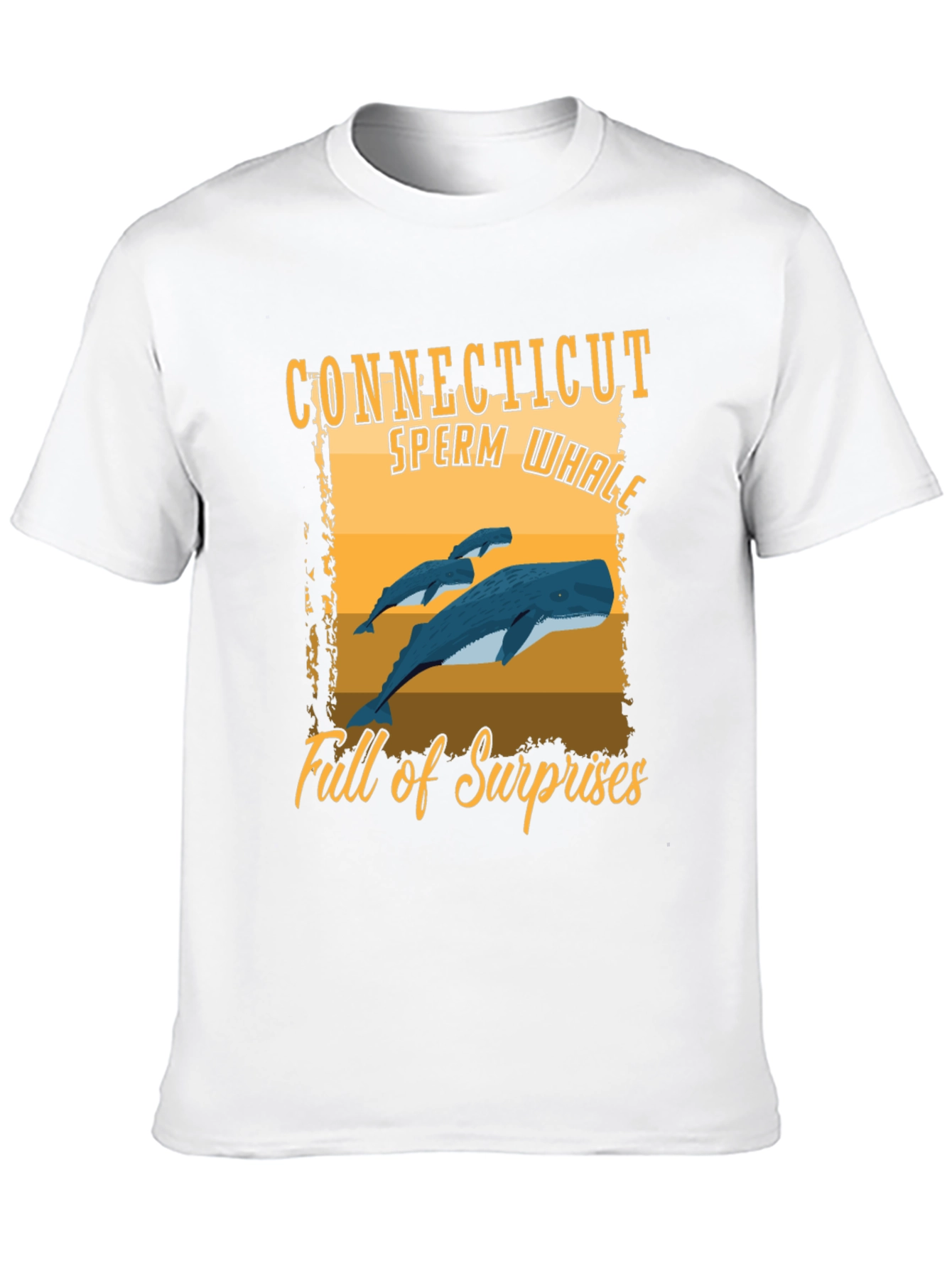 Black Connecticut Sperm Whale T-Shirt: Full of Surprises  view 10