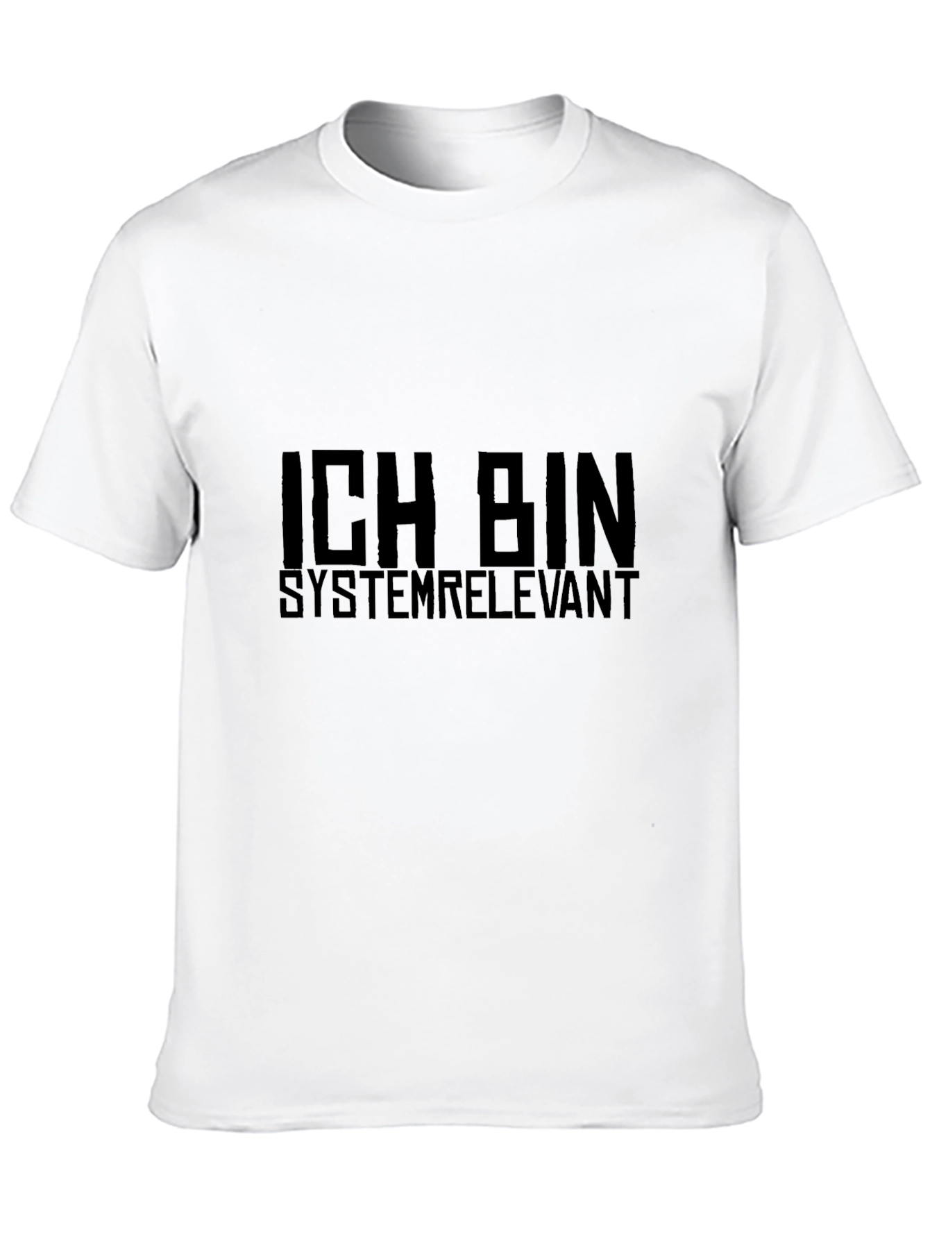 Black Ich Bin Systemrelevant Black Tee view 10