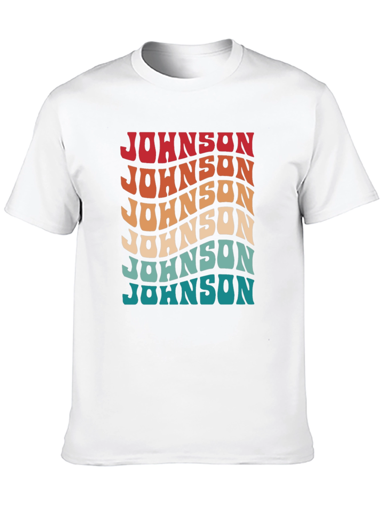 Black Retro "Johnson" Graphic Tee view 10