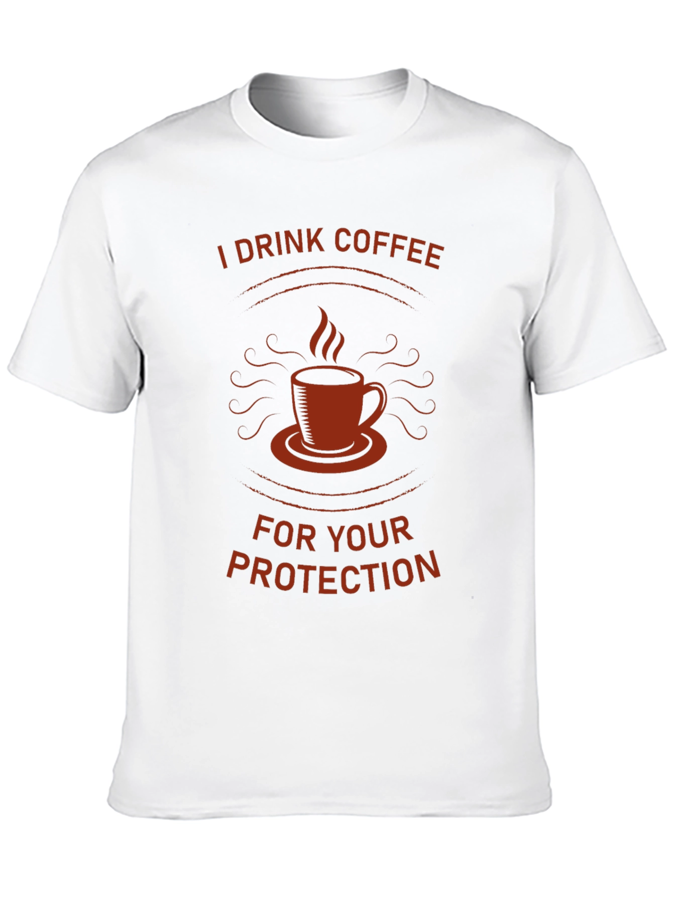 Black I Drink Coffee For Your Protection T-Shirt view 10