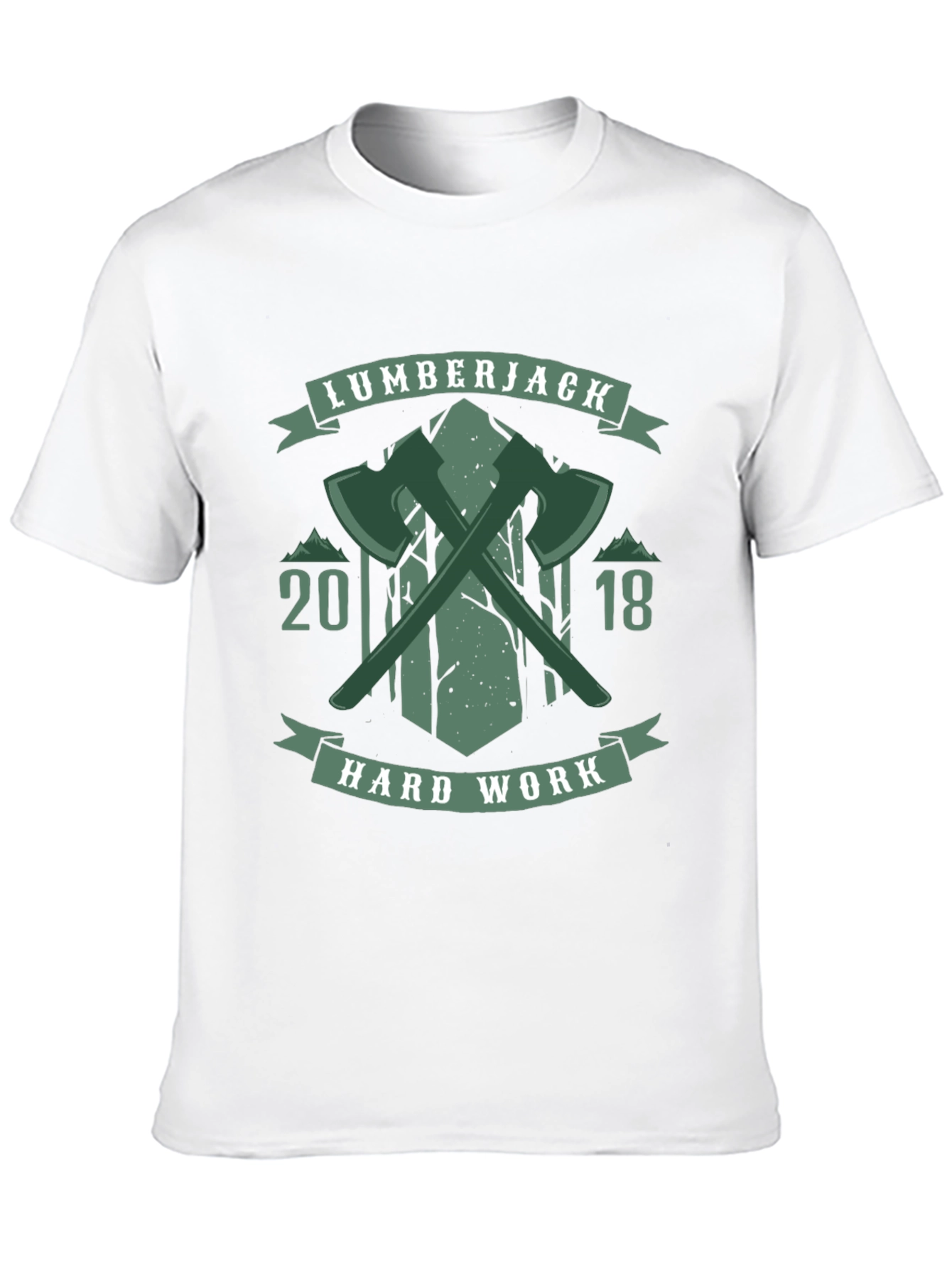 Black Lumberjack Hard Work 2018 Graphic T-Shirt view 10