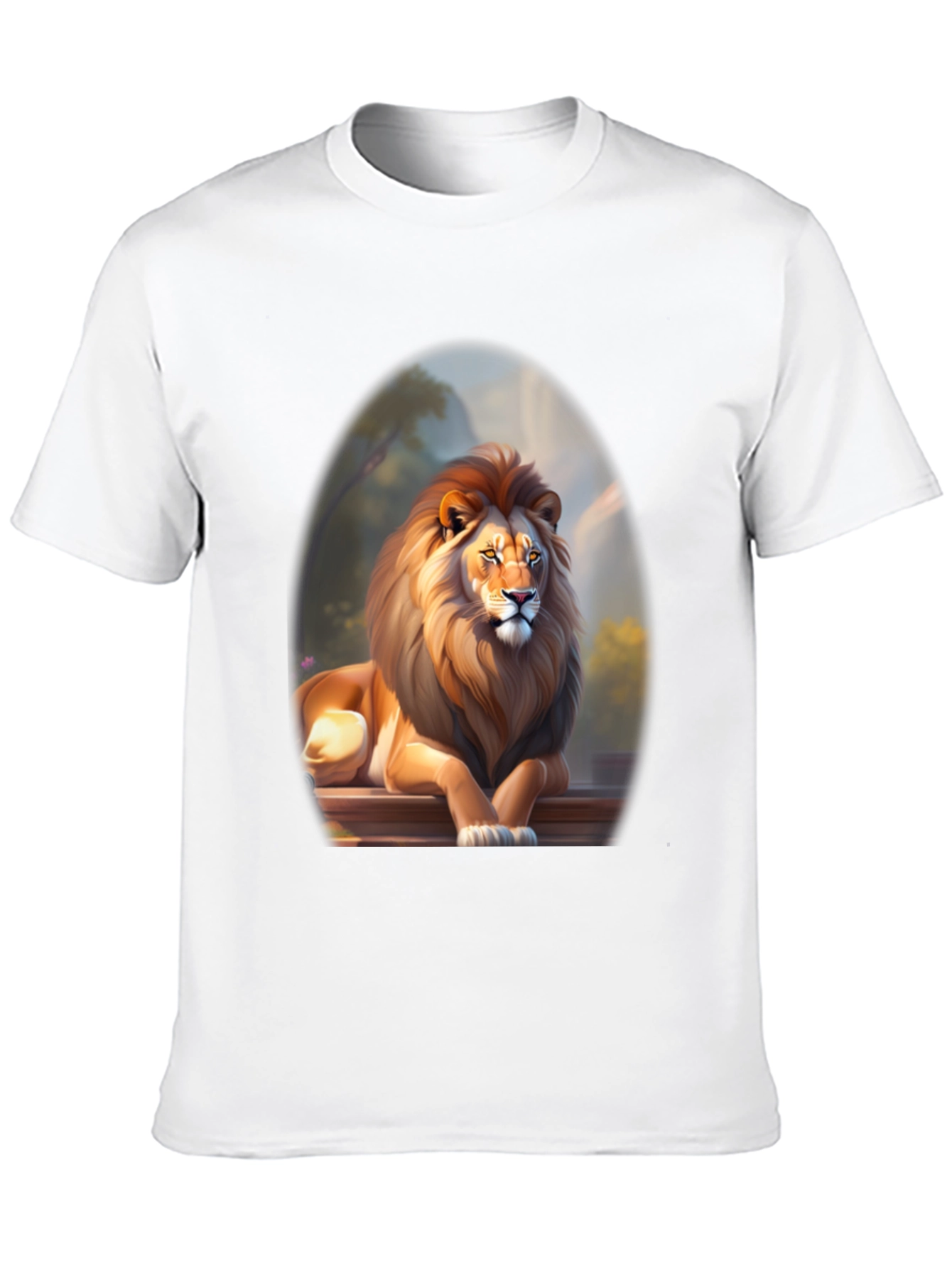 Black Lion Graphic Tee - Bold Black T-Shirt view 10