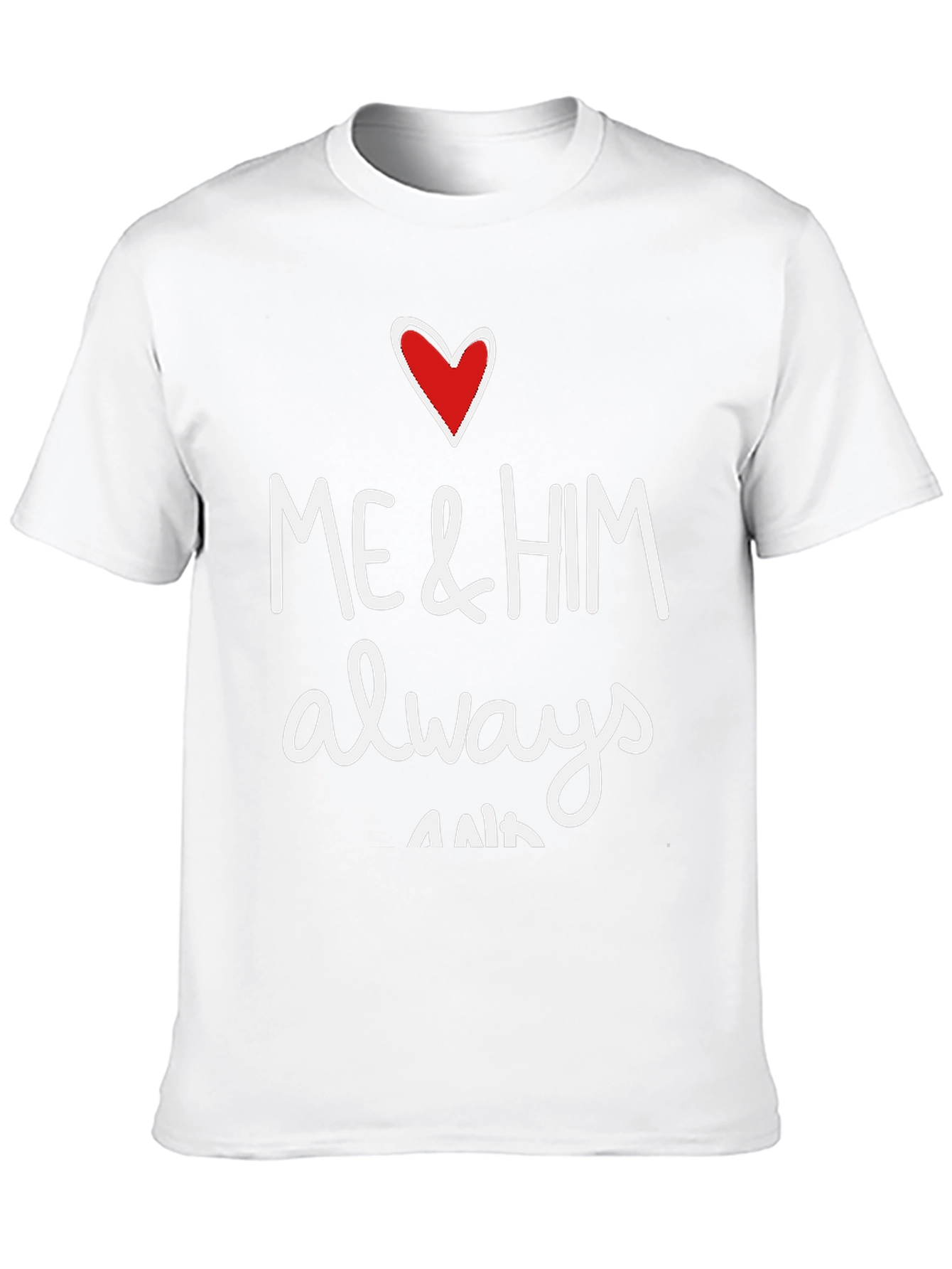 Black Me & Him Always & Forever Graphic Tee view 10