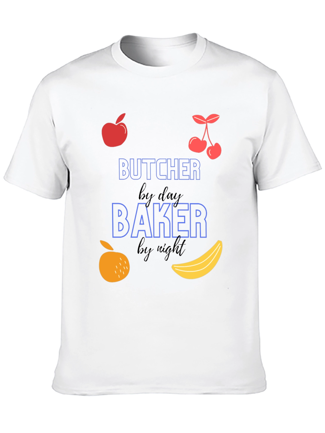 Black Butcher by Day Baker by Night Novelty T-Shirt view 10