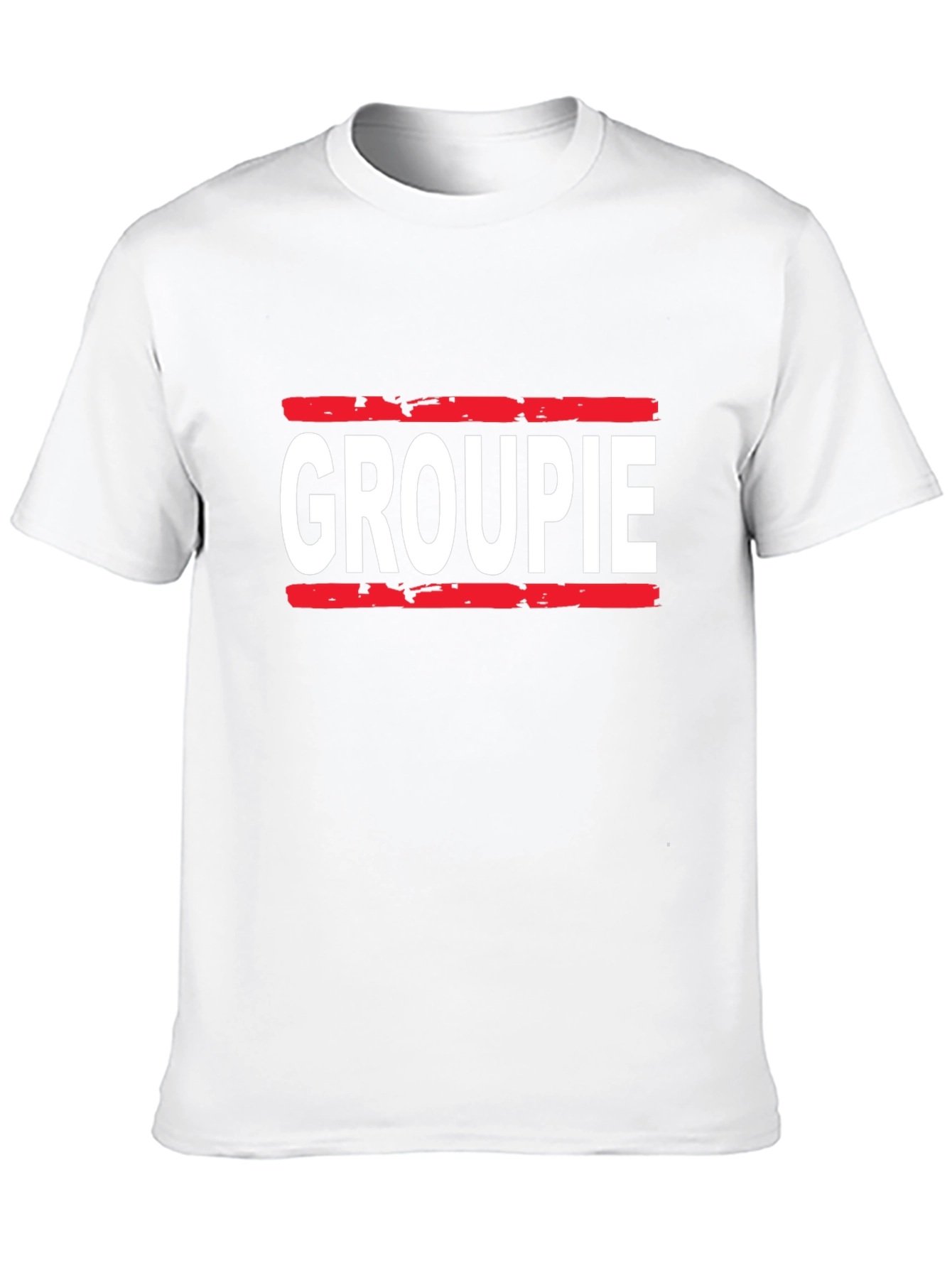Black Groupie Graphic Tee - Black Cotton T-Shirt view 10