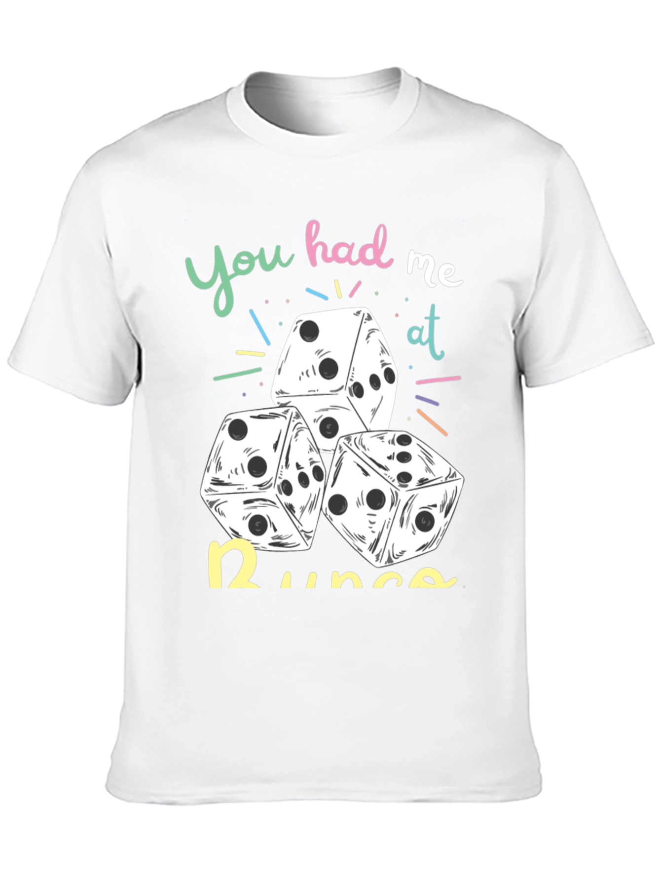 Black Dice Graphic Tee: You Had Me At Runs! view 10