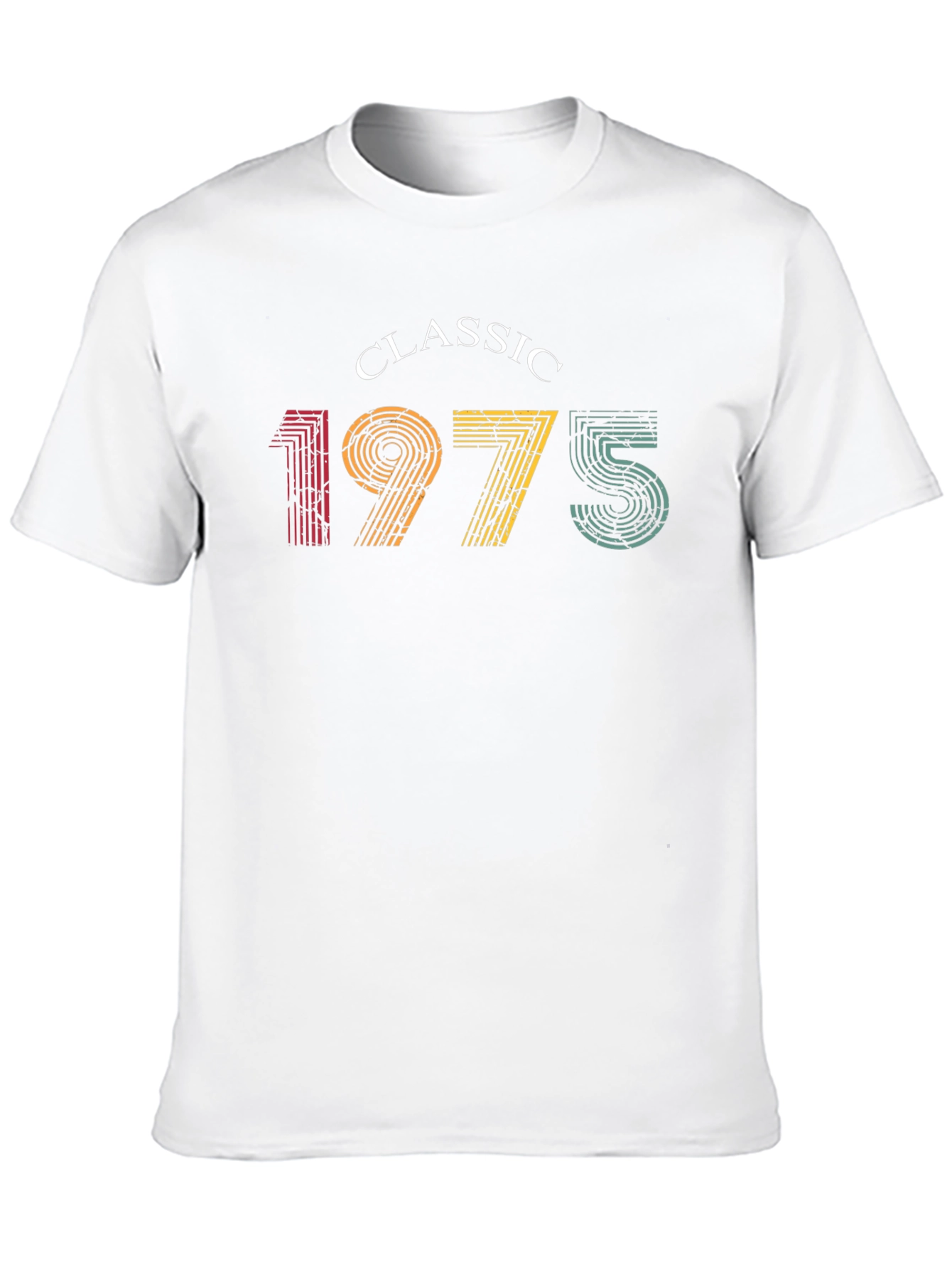 Black Classic 1975 Retro T-Shirt view 10