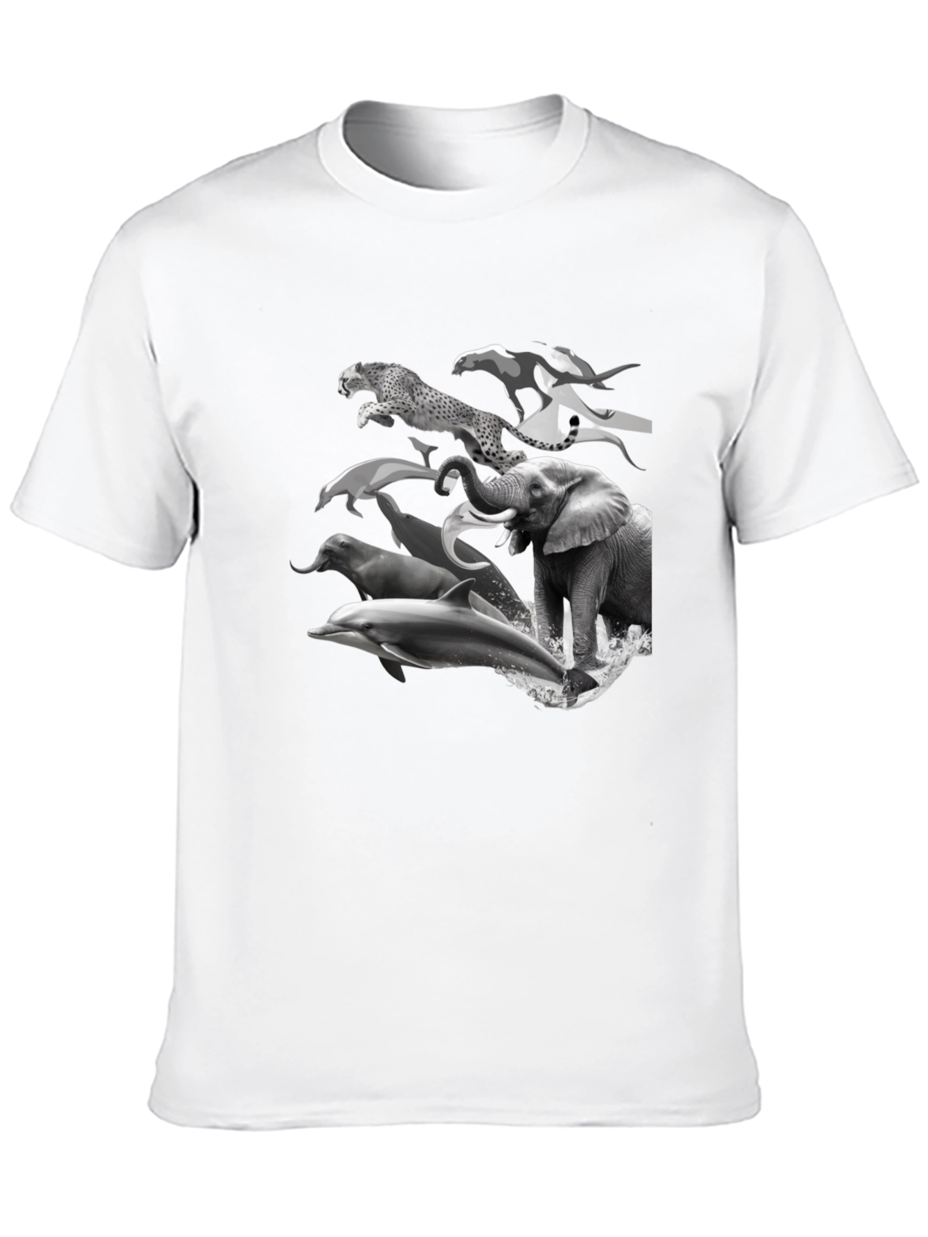 Black Animal Kingdom Black T-Shirt view 10