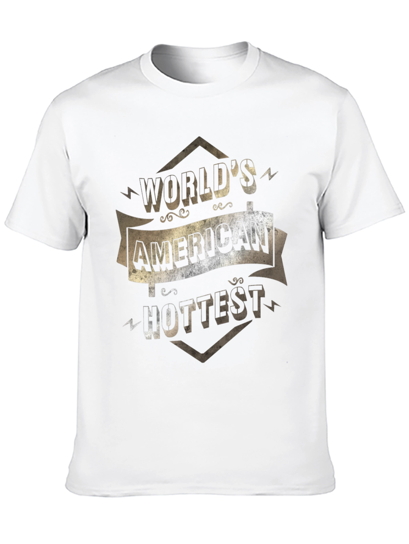 Black World's Hottest American T-Shirt view 10