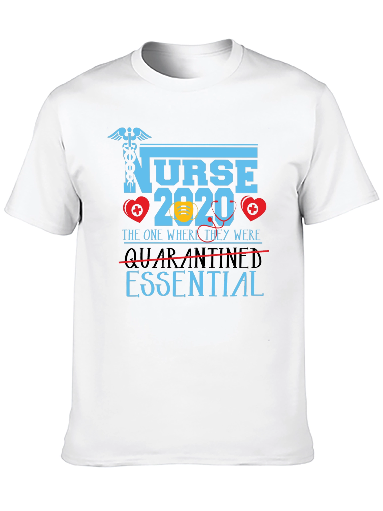 Black Nurse Essential 2020 T-Shirt view 10