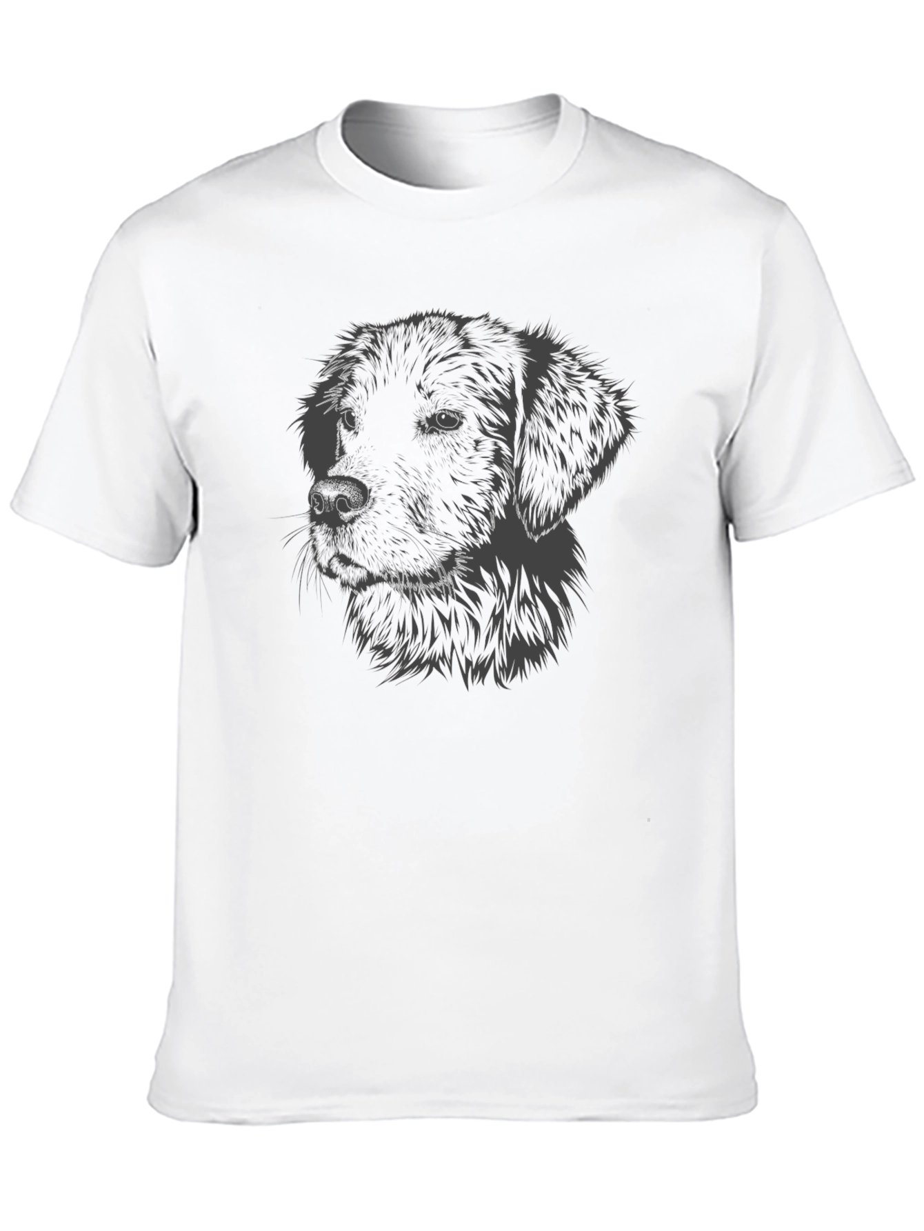 Black Dog Graphic T-Shirt - Soft & Stylish Black Tee view 10