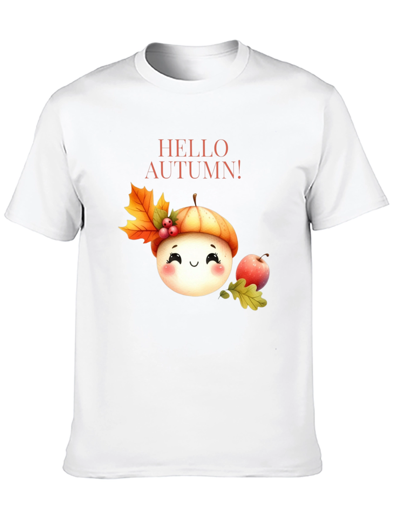Black Hello Autumn Black T-Shirt view 10
