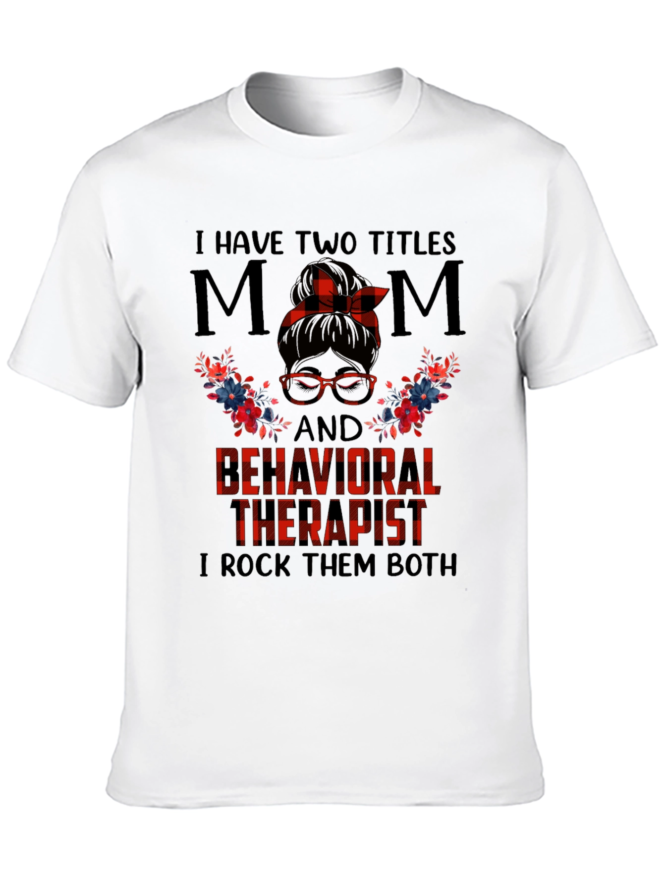 Black Mom and Therapist Graphic Tee view 10