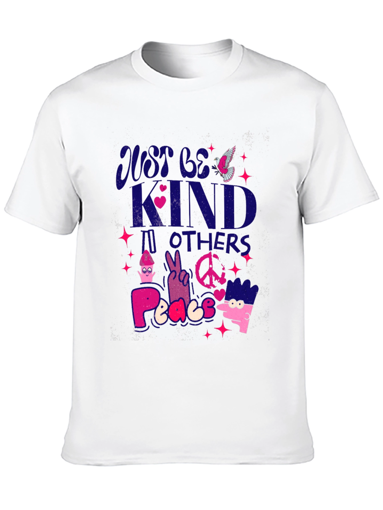 Black Just Be Kind to Others Graphic Tee view 10