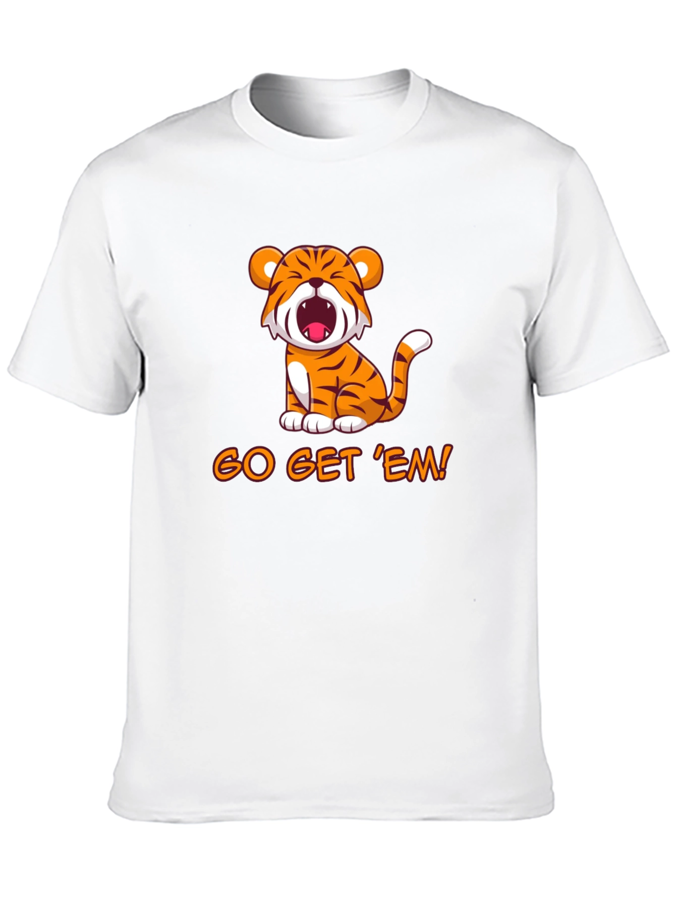 Black Go Get 'Em! Tiger Graphic Tee view 10