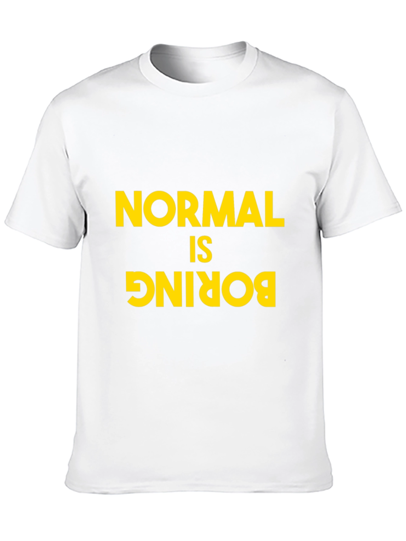 Black Normal is Boring Graphic Tee - Black view 10