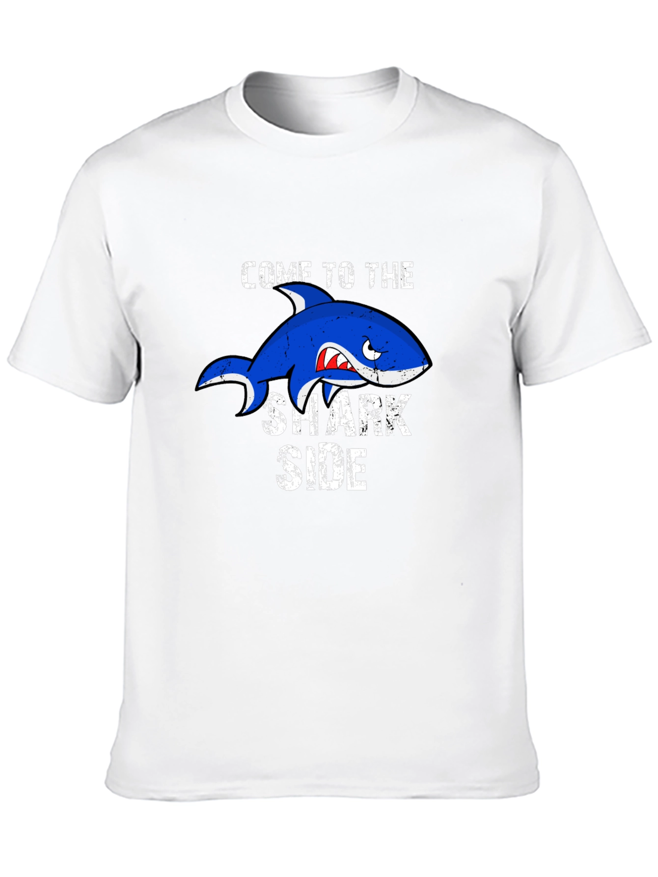 Black Come to the Shark Side Graphic T-Shirt view 10