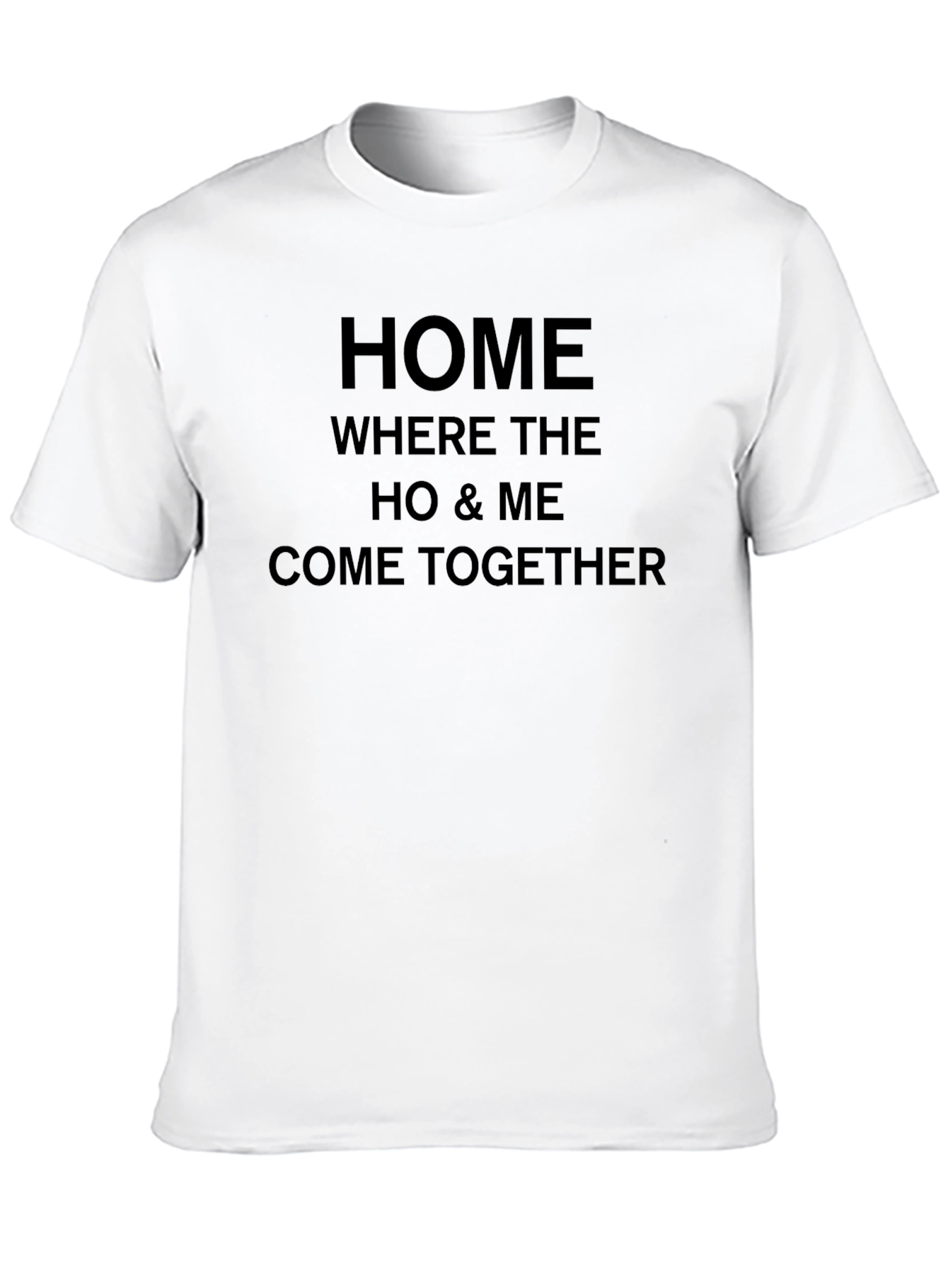 Black Humorous Home T-Shirt view 10