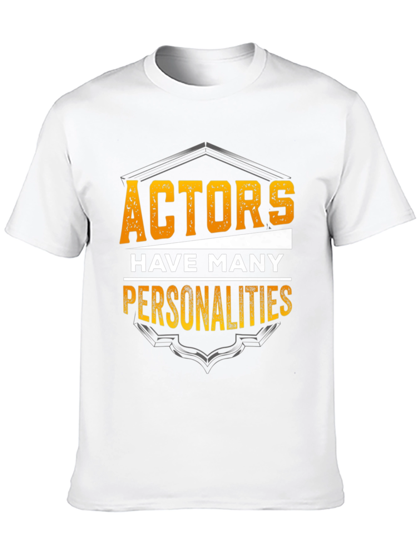 Black Actors Have Many Personalities Black T-Shirt view 10