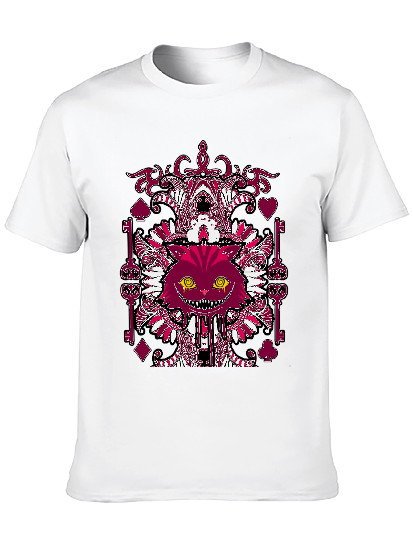 Cheshire Cat Graphic Tee - Alice in Wonderland Style - 10