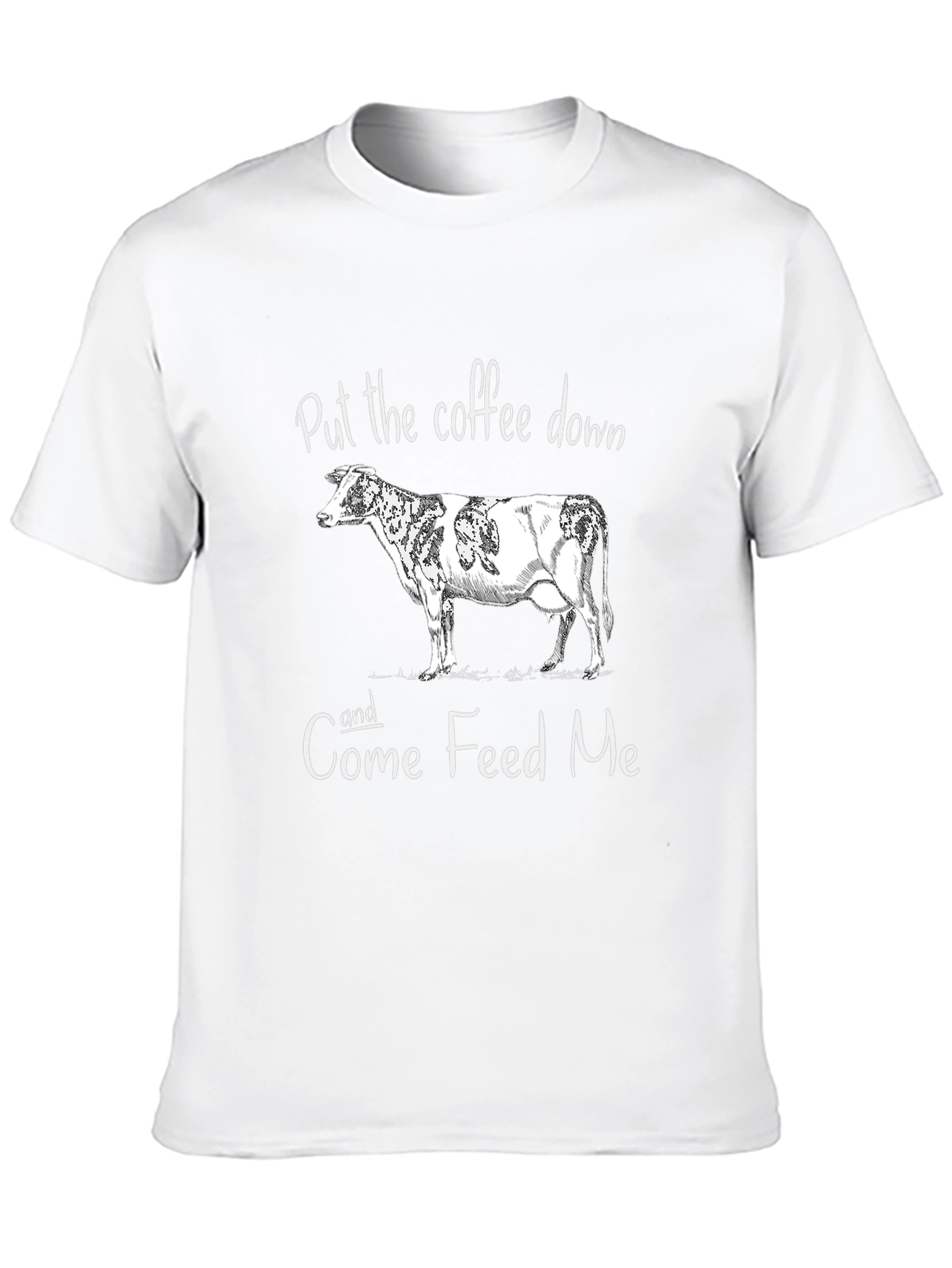 Black Cow T-Shirt - Put the Coffee Down view 10