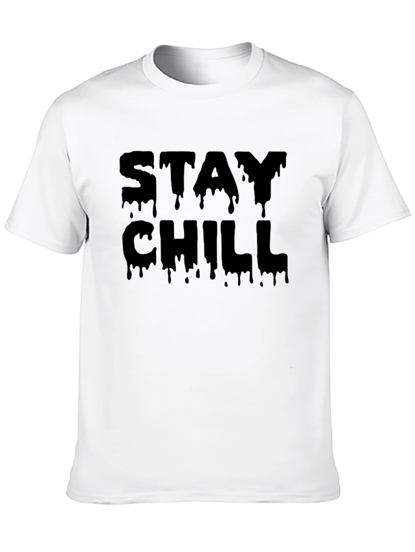 Black Stay Chill Graphic T-Shirt - Relaxed Fit view 10