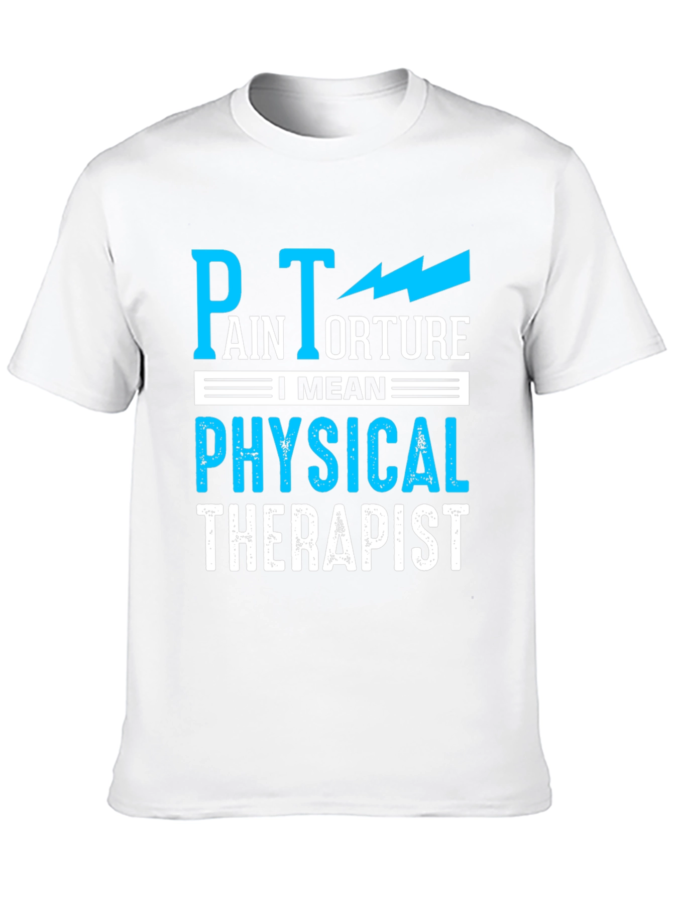 Black Pain Torture Funny Physical Therapist T-Shirt view 10