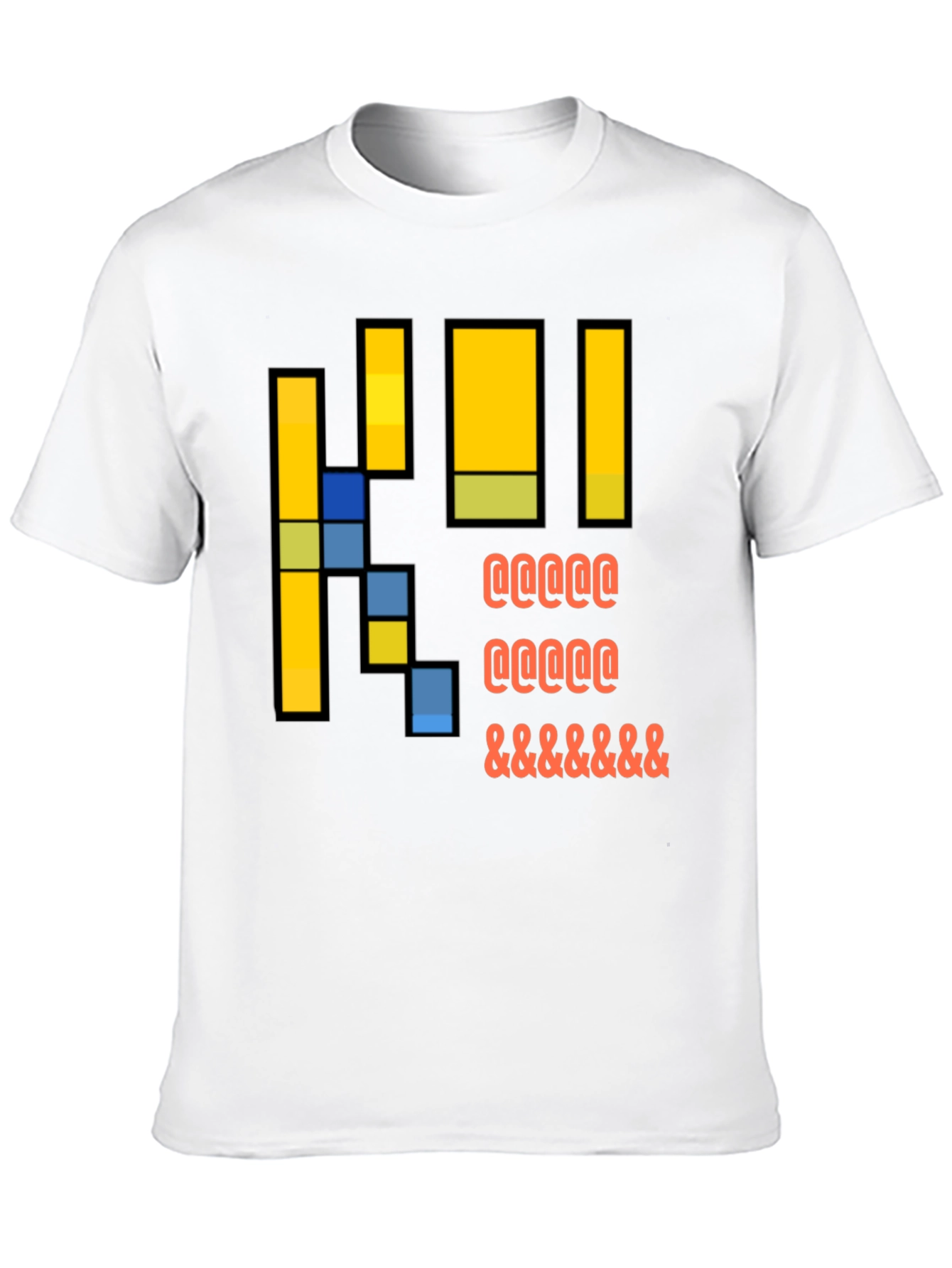 Black Pixel Art Graphic T-Shirt - Casual Black Tee view 10